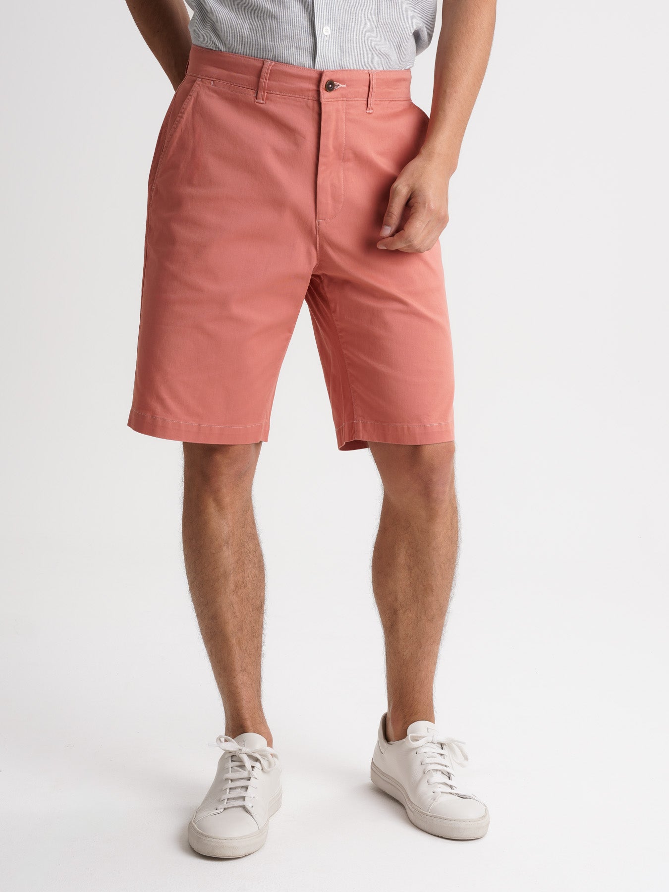 Calções Regular Fit Rosa Mr. Blue