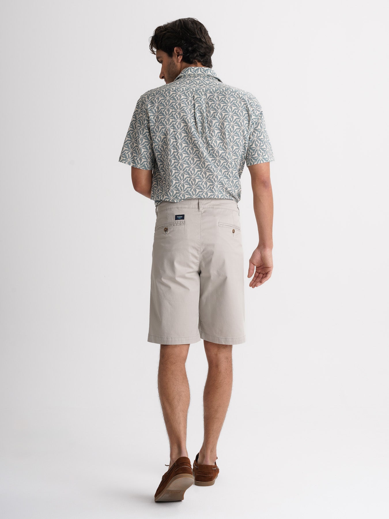 Calções Regular Fit Brancos Mr. Blue