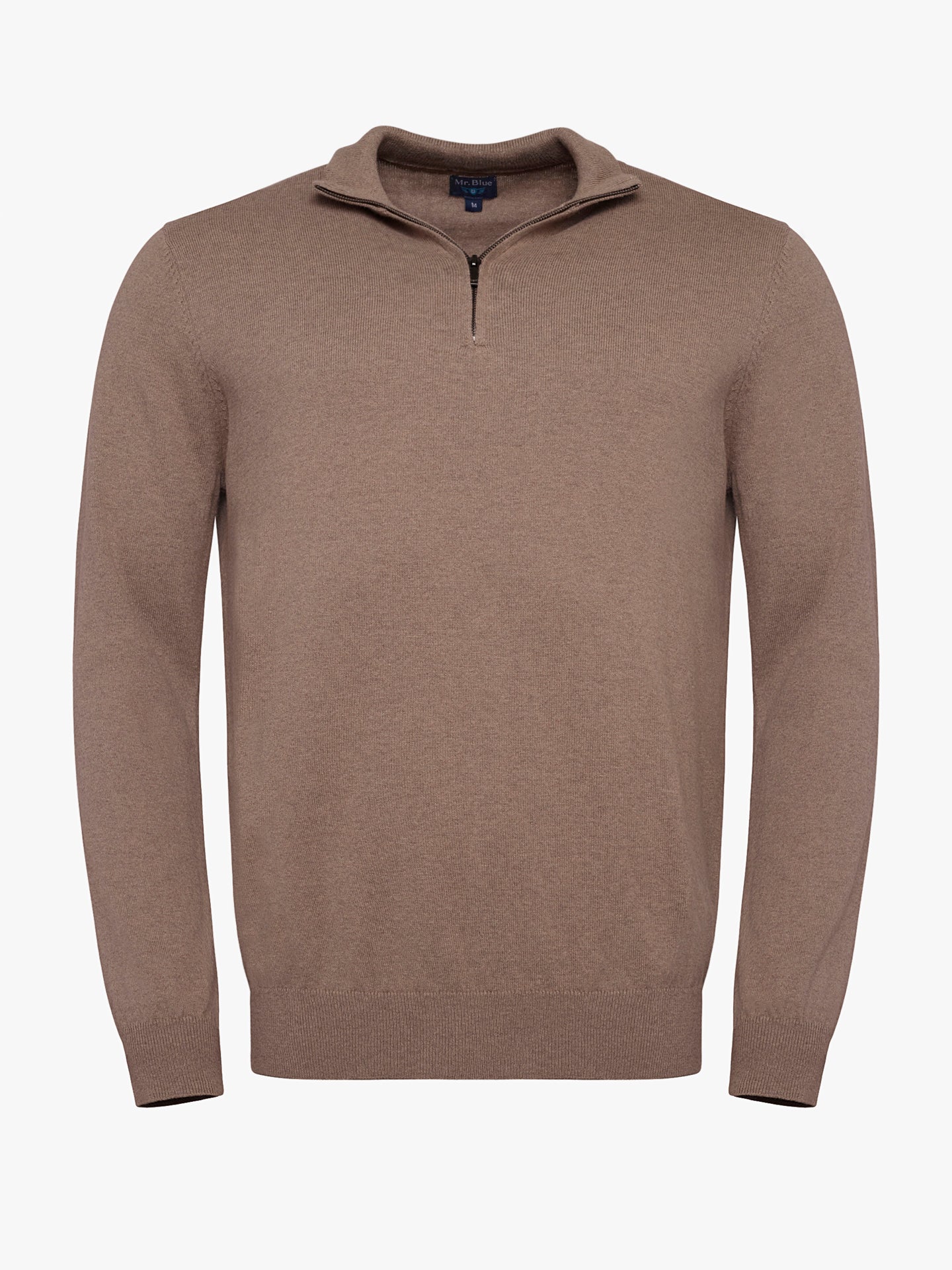 Pullover Caxemira Fino Castanho Mr. Blue