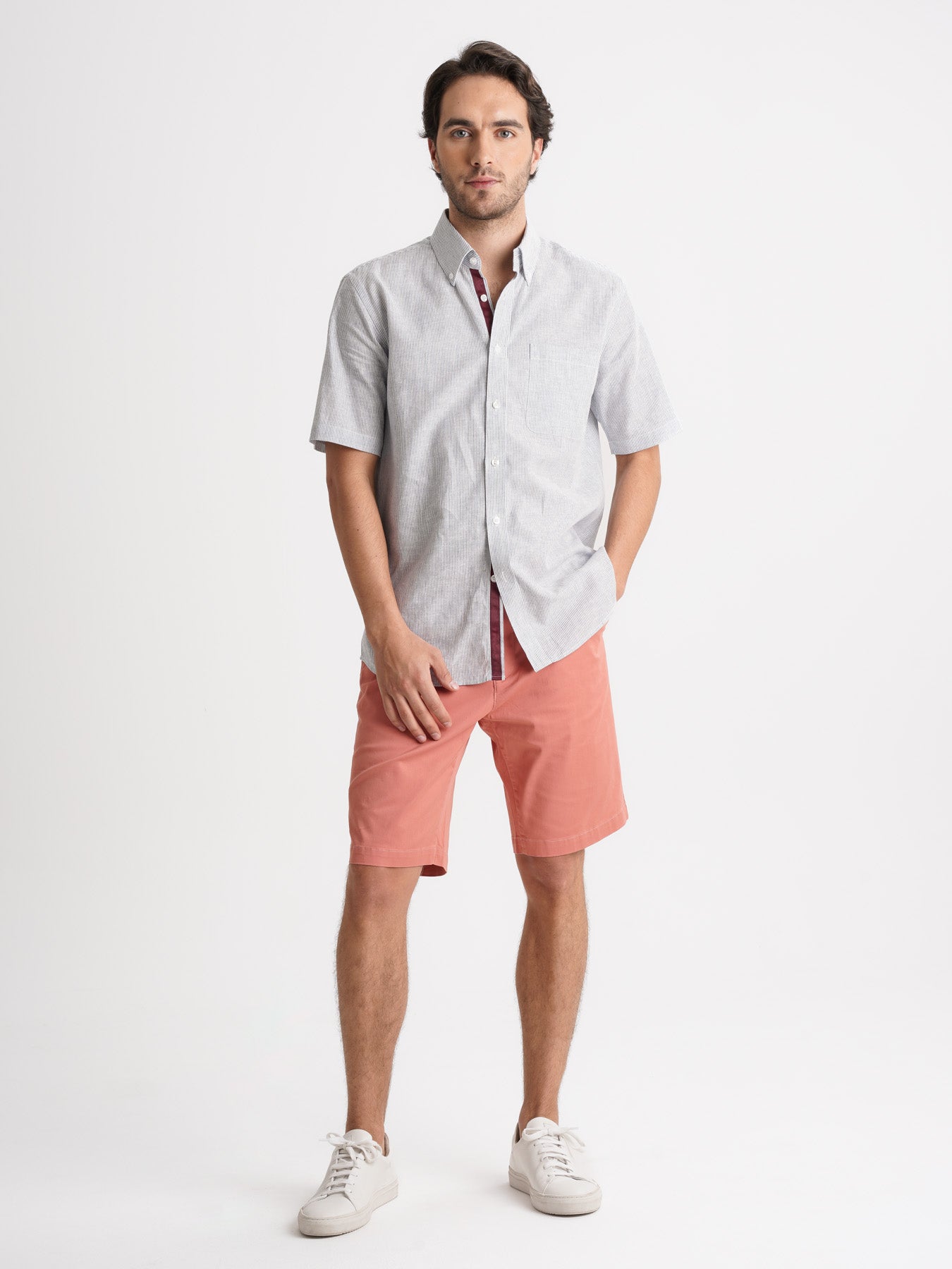 Camisa Regular Fit Oxford Azul Mr. Blue