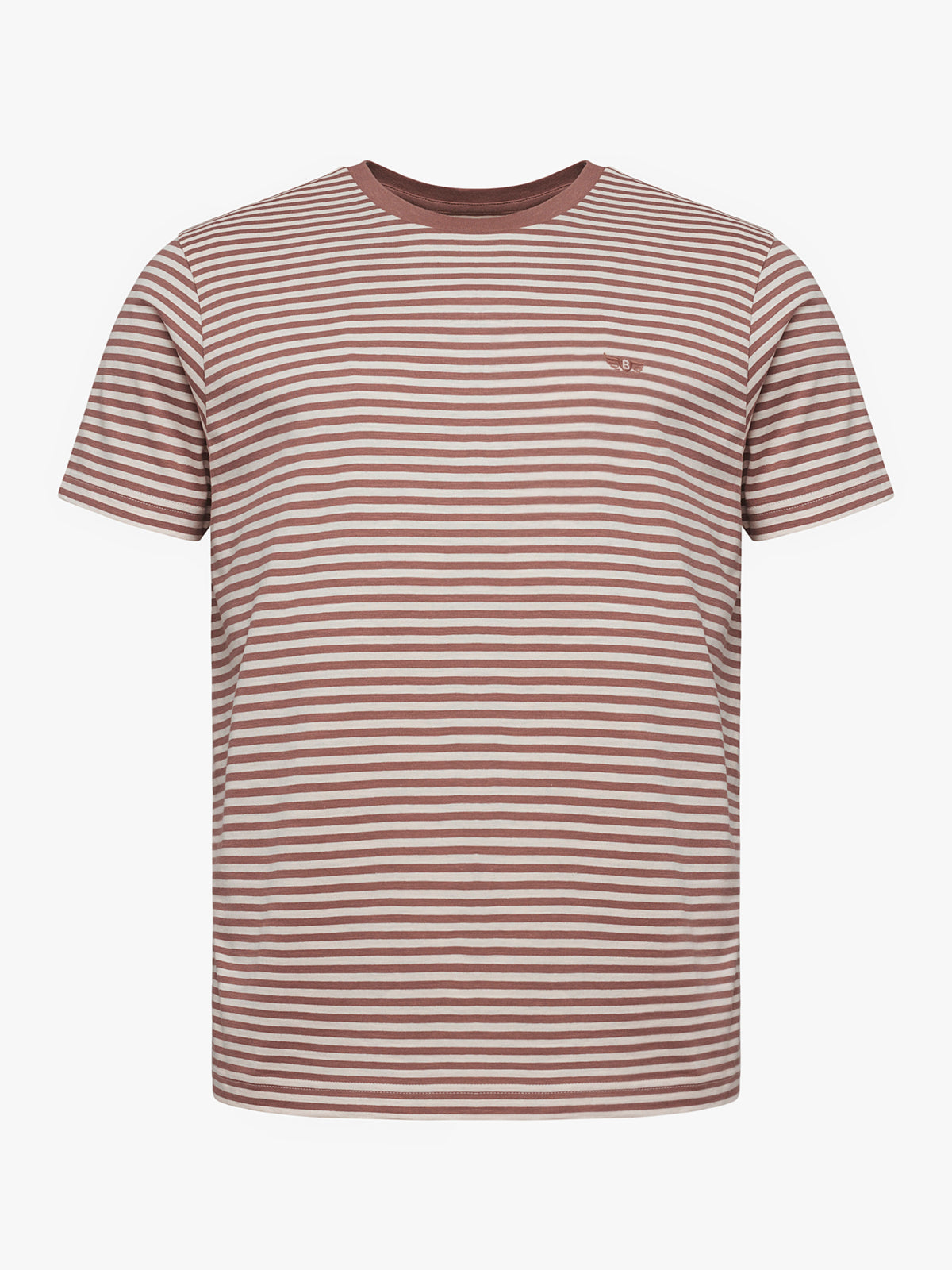 Mr. Blue 100% Cotton Brown T-Shirt