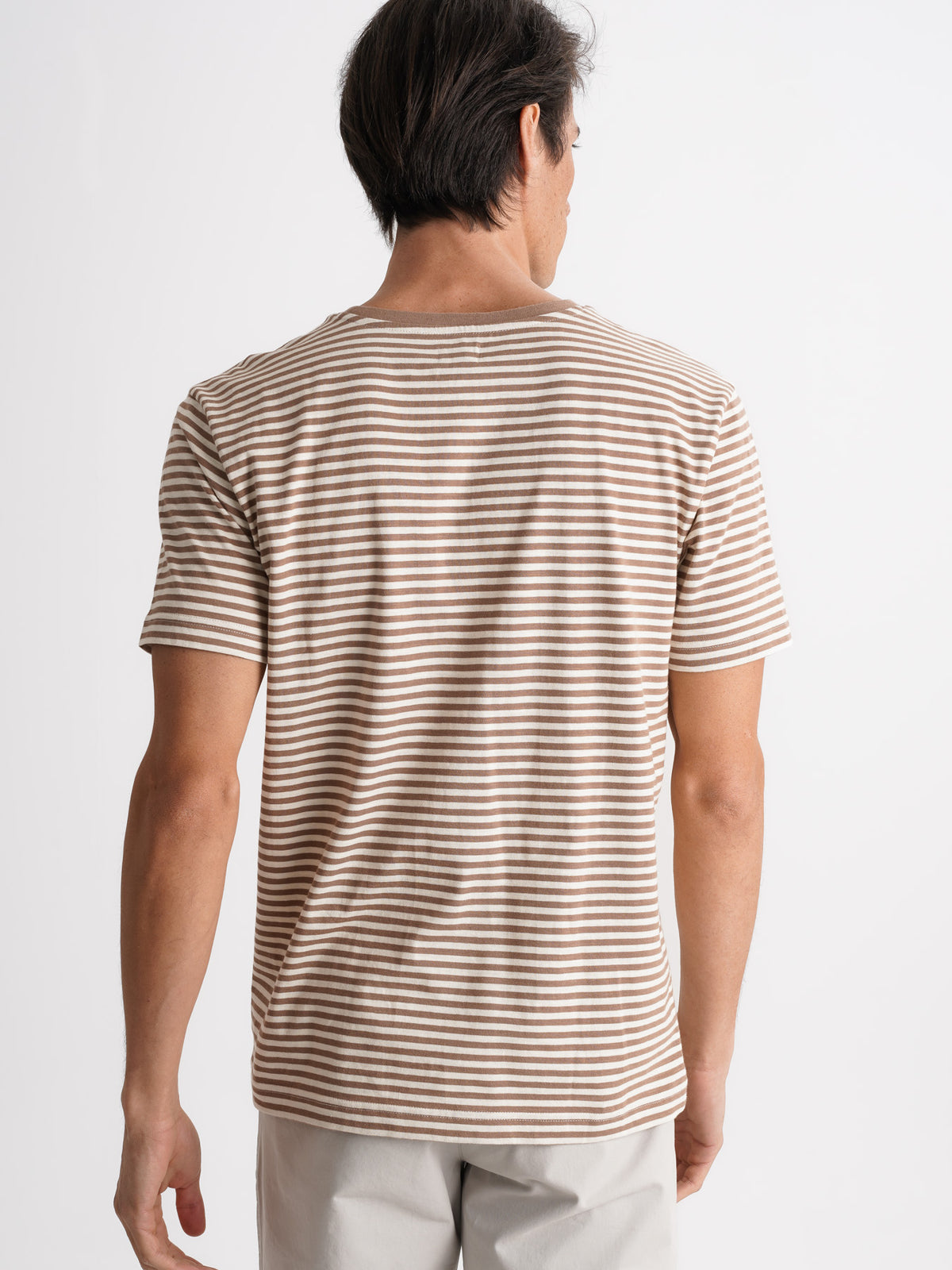 Mr. Blue 100% Cotton Brown T-Shirt