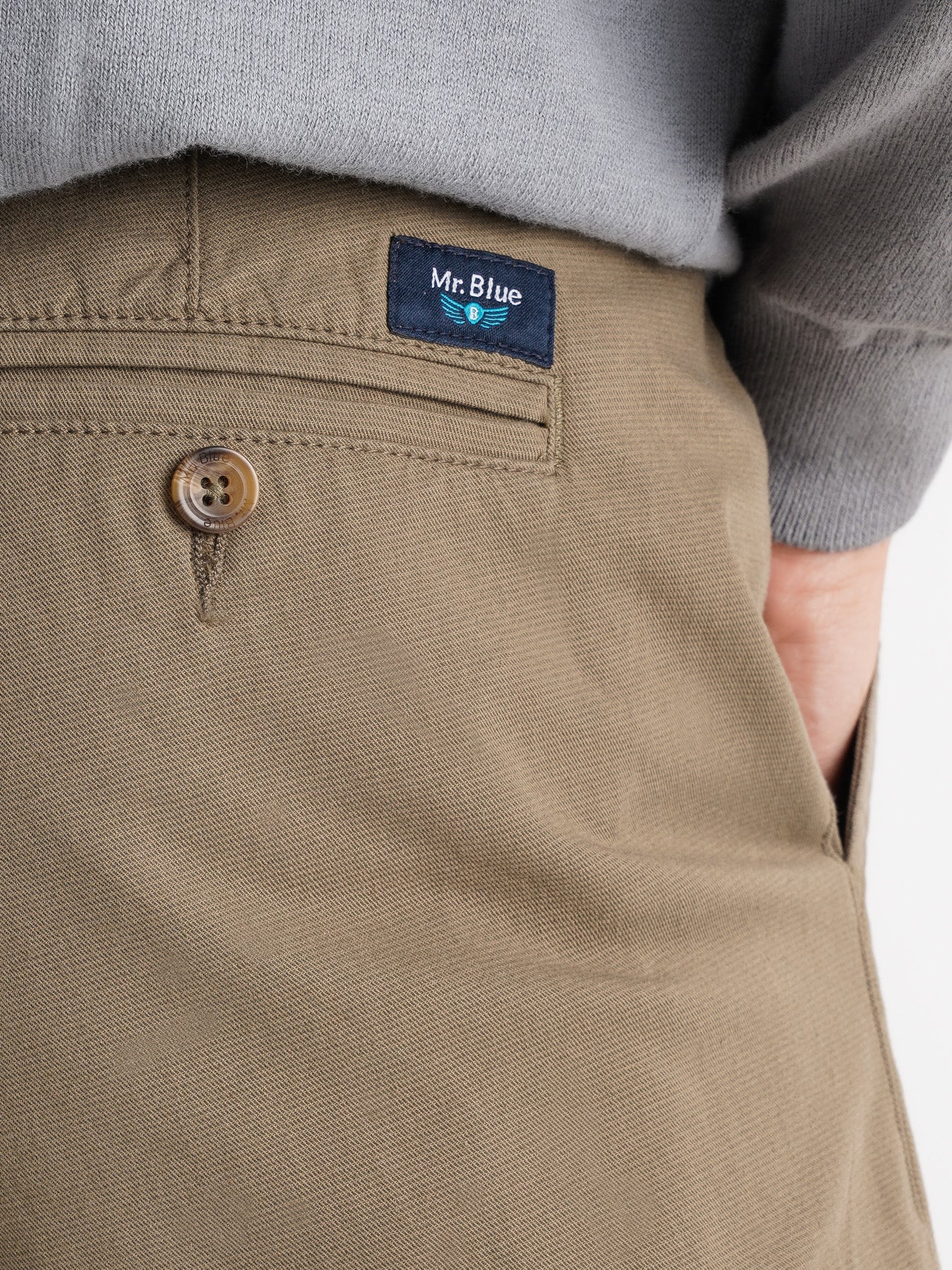 Calças Chinos Slim Fit Azuis Mr. Blue