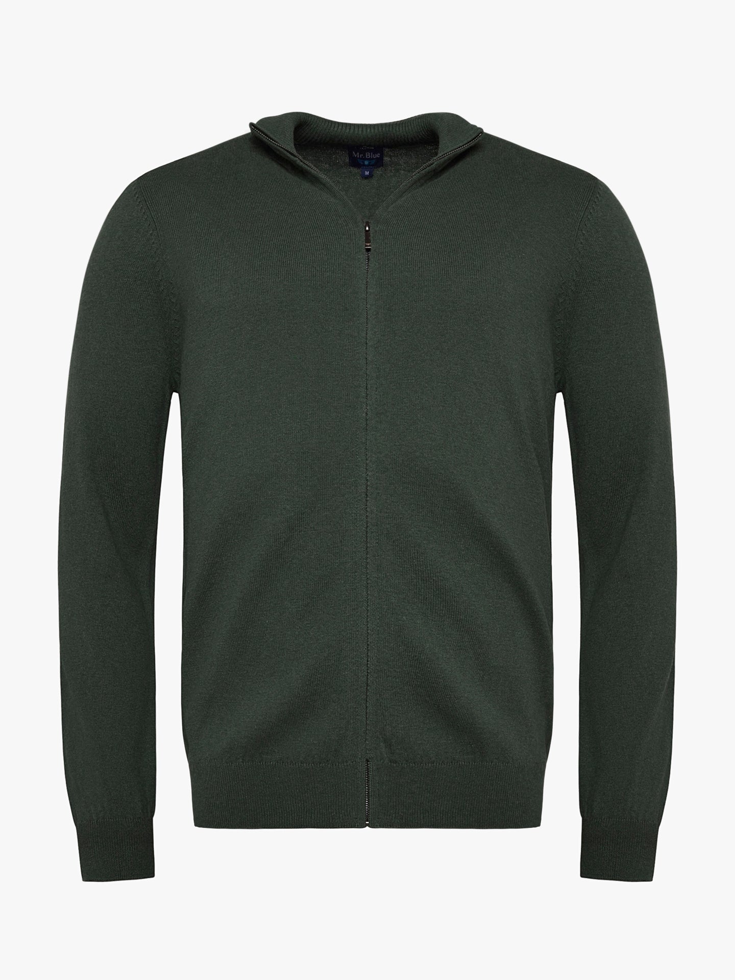 Pullover Caxemira Fino Verde Mr. Blue