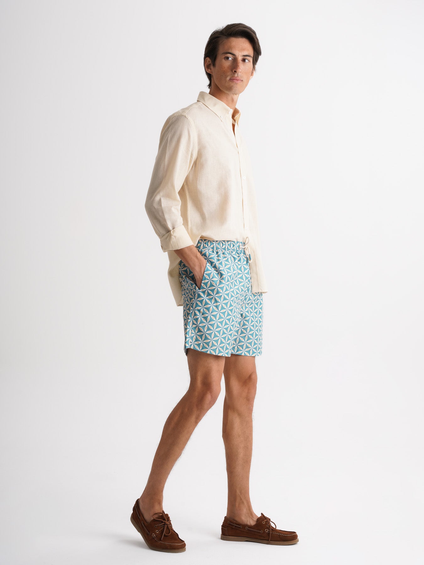 Fato de Banho Clássico Verde Mr. Blue