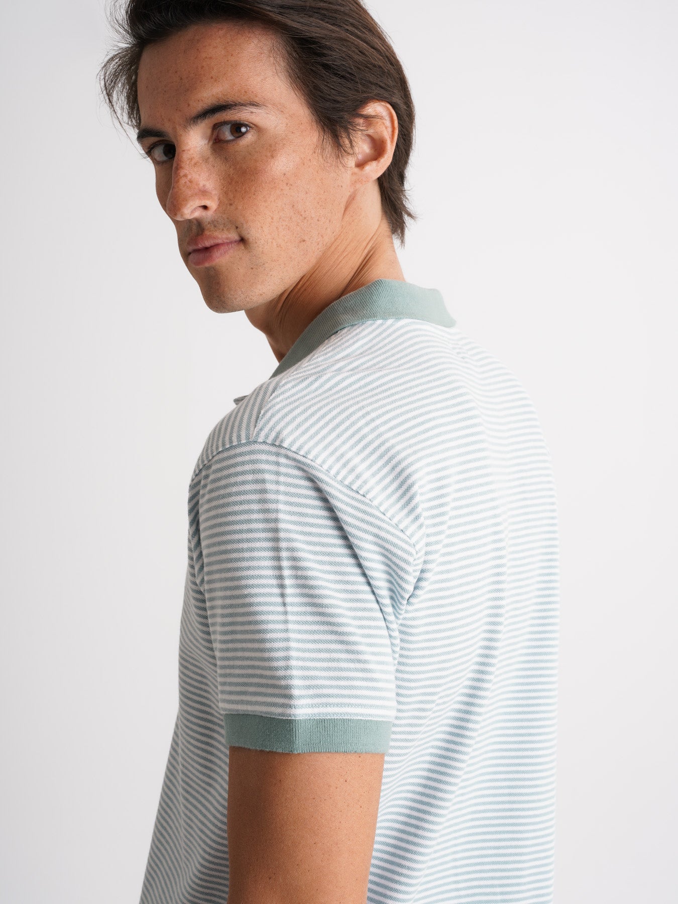 Polo Regular Fit Piquet Azul Mr. Blue