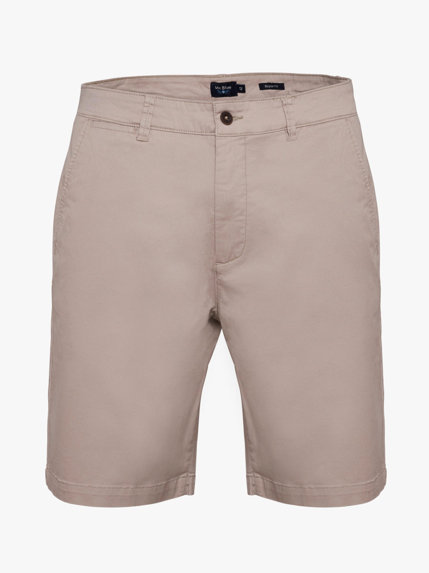 Calções Regular Fit Beges Mr. Blue