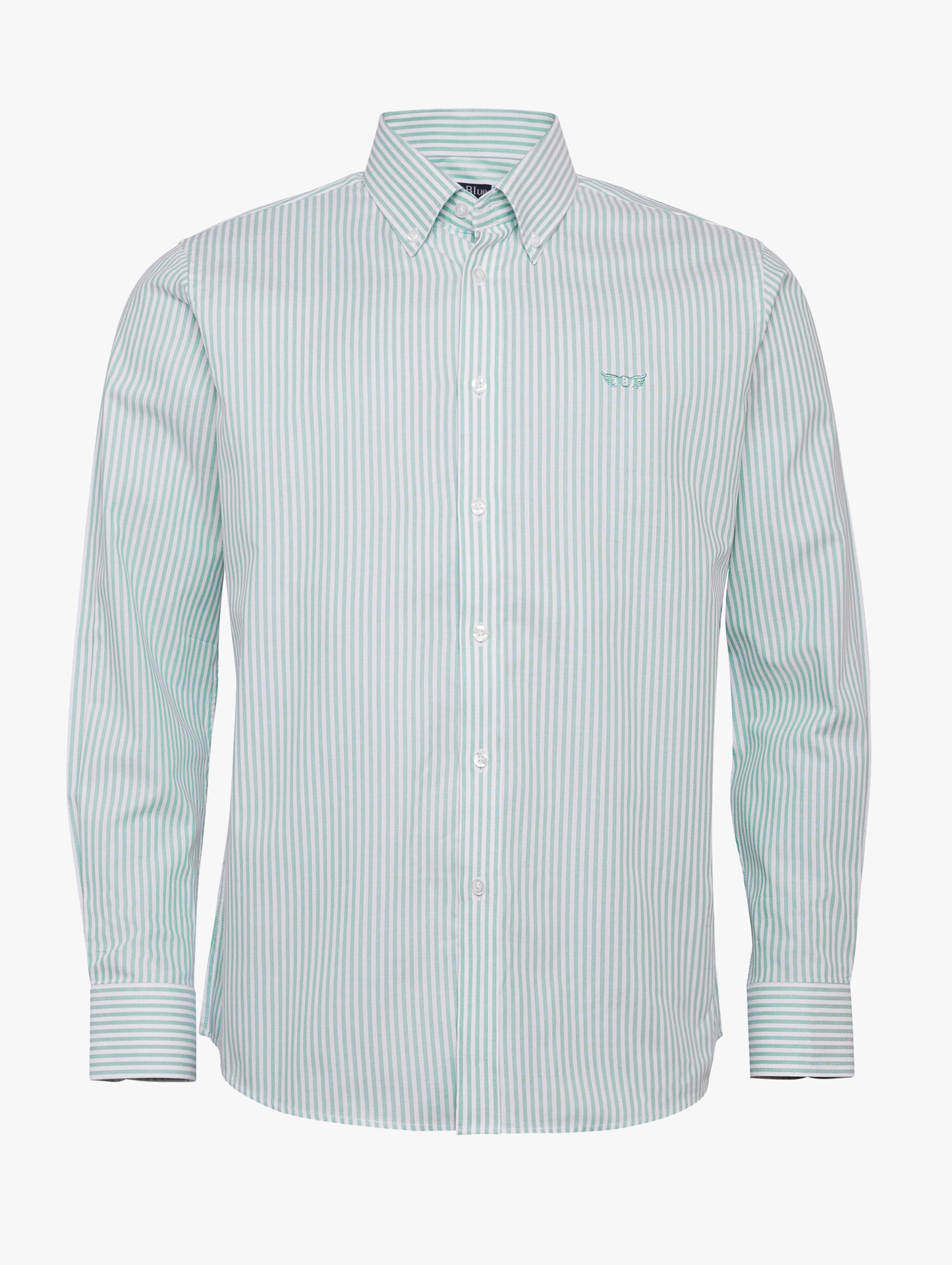 Camisa Regular Fit Oxford Verde Mr. Blue