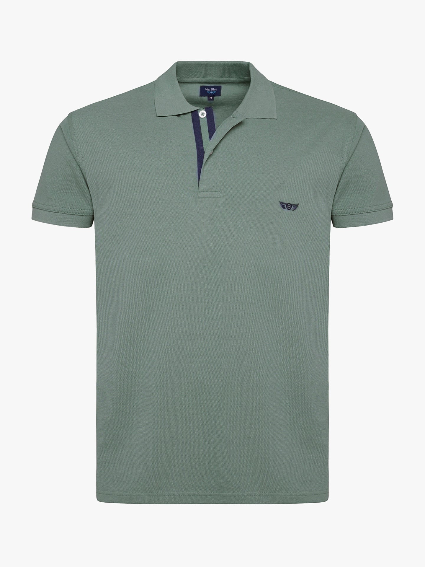 Polo Regular Fit Piquet Verde Mr. Blue