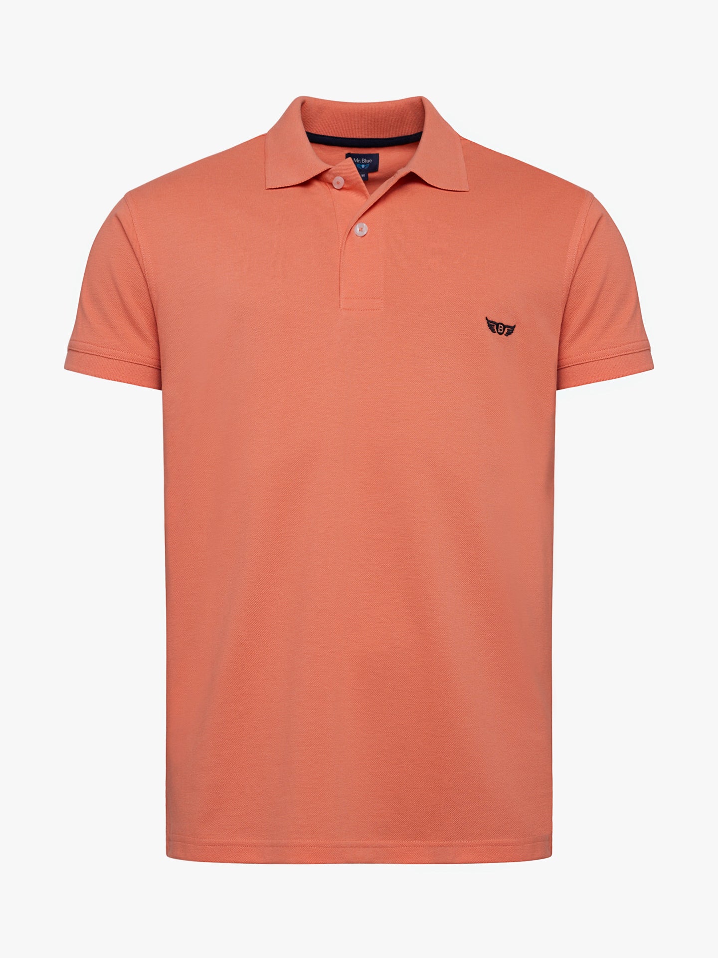 Polo Regular Fit Piquet Laranja Mr. Blue