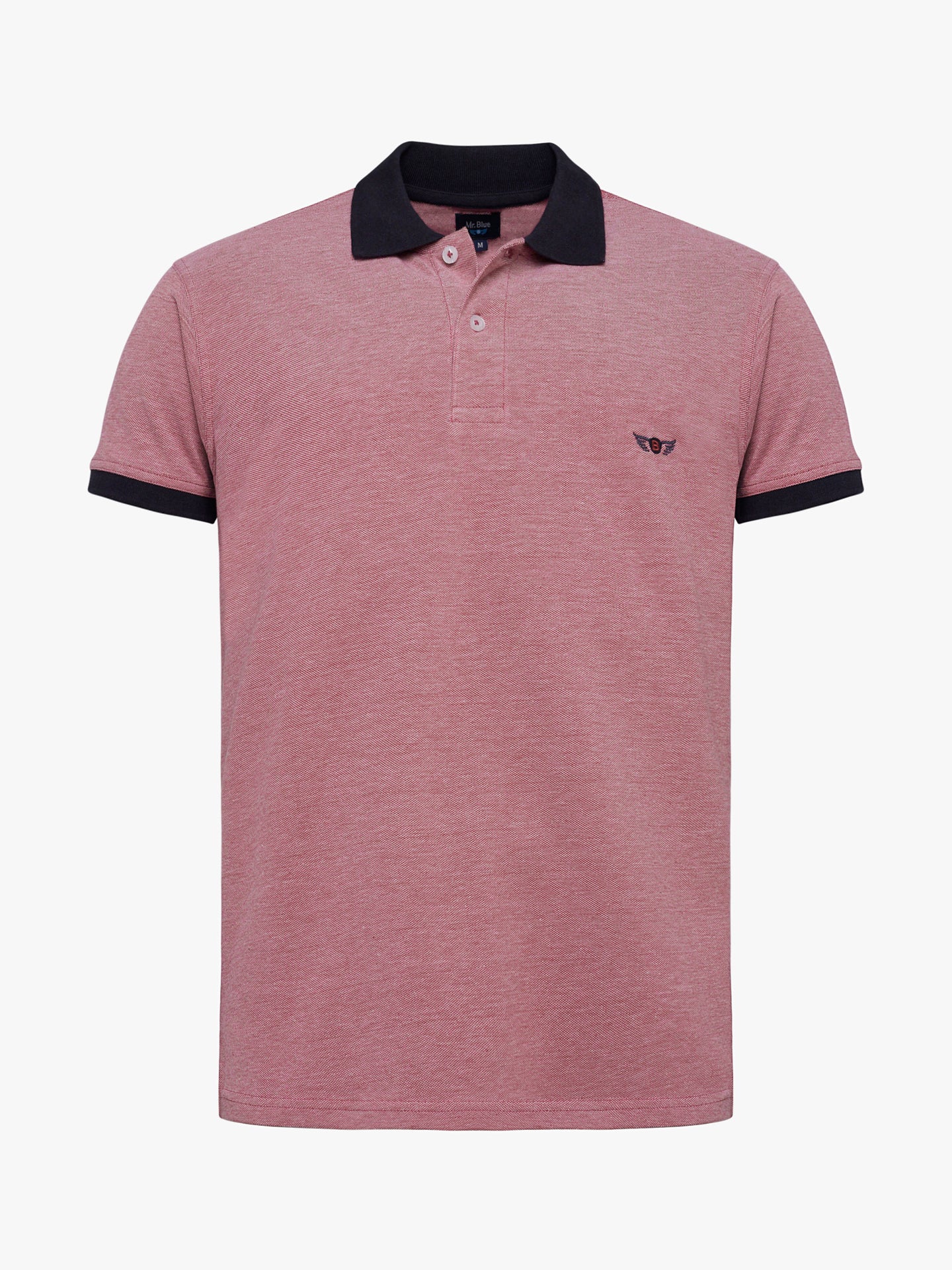 Polo Regular Fit Piquet Vermelho Mr. Blue