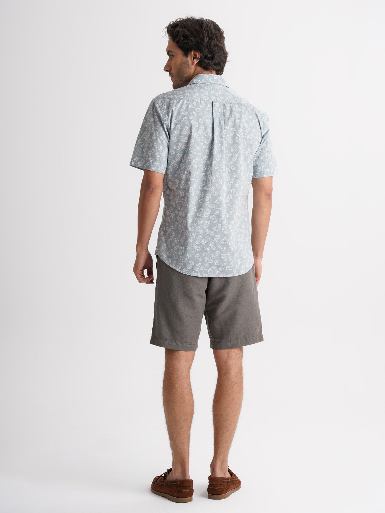 Camisa Regular Fit Popeline Azul Mr. Blue