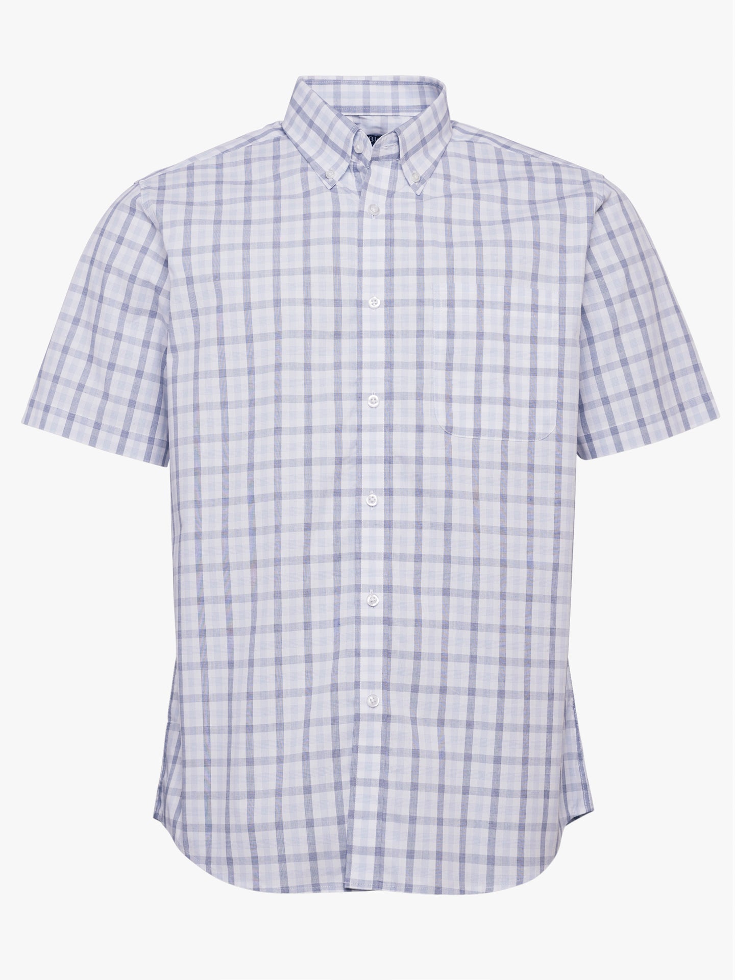Camisa Regular Fit Popeline Azul Mr. Blue