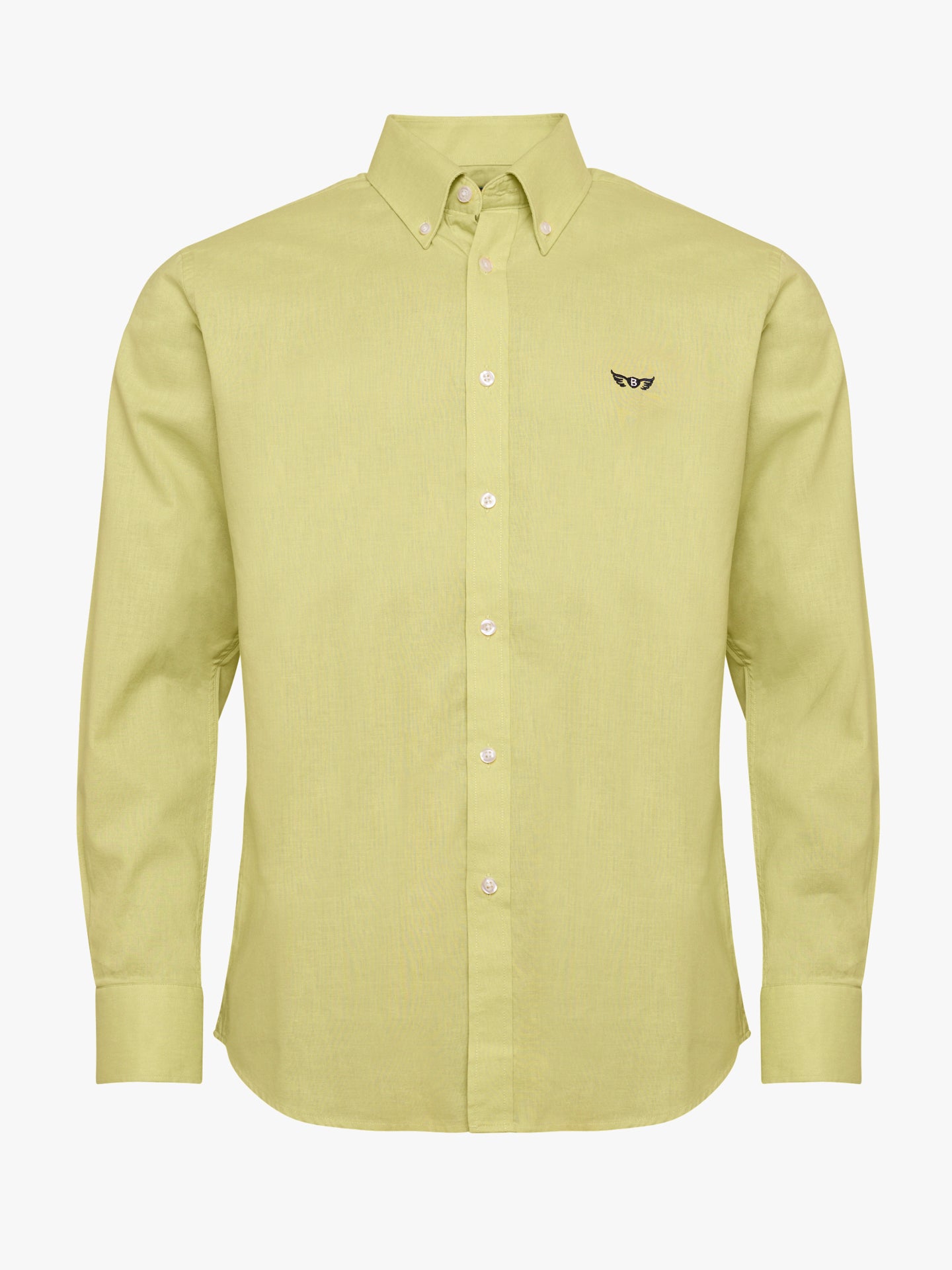 Camisa Regular Fit Linho Verde Mr. Blue