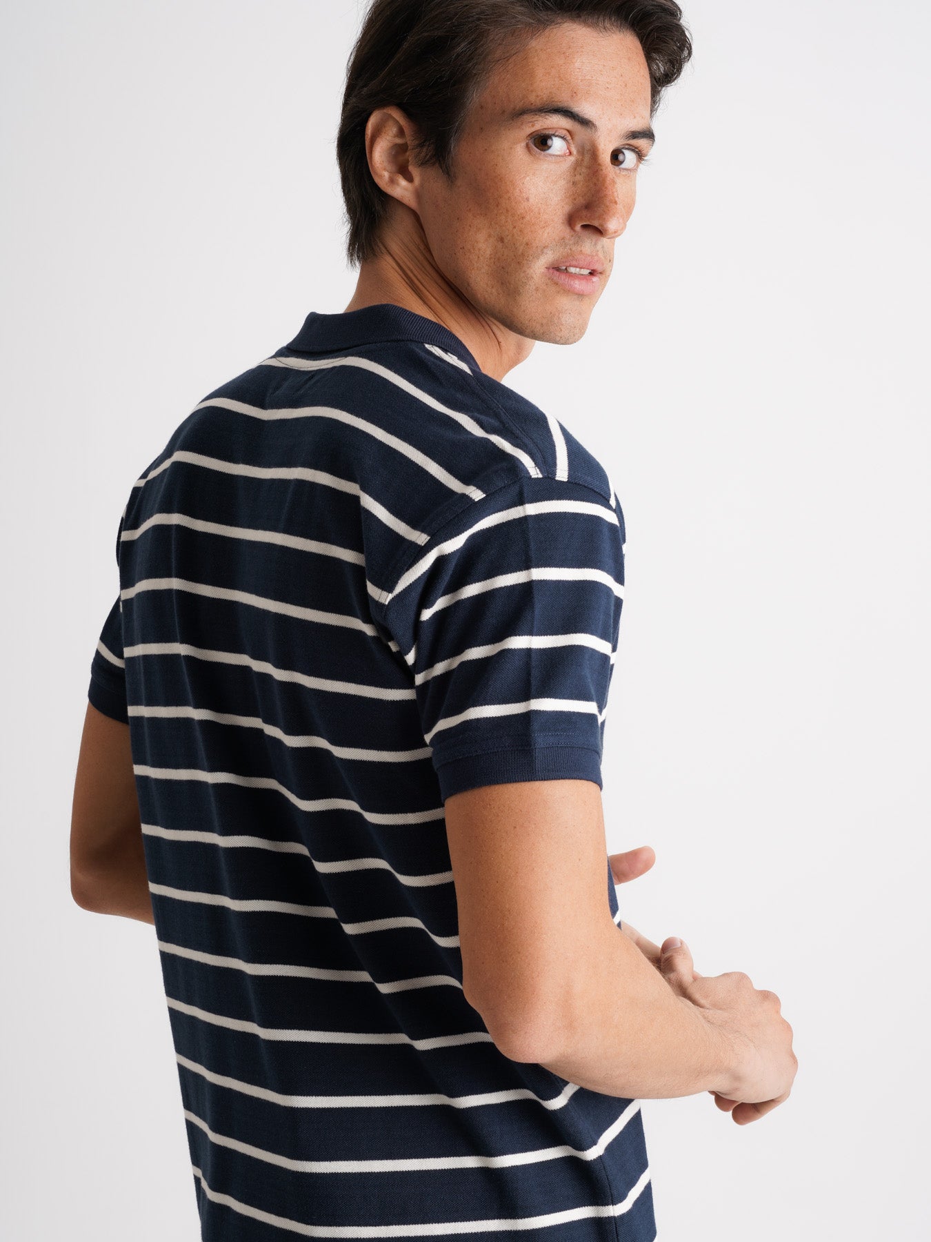 Polo Regular Fit Piquet Azul Mr. Blue