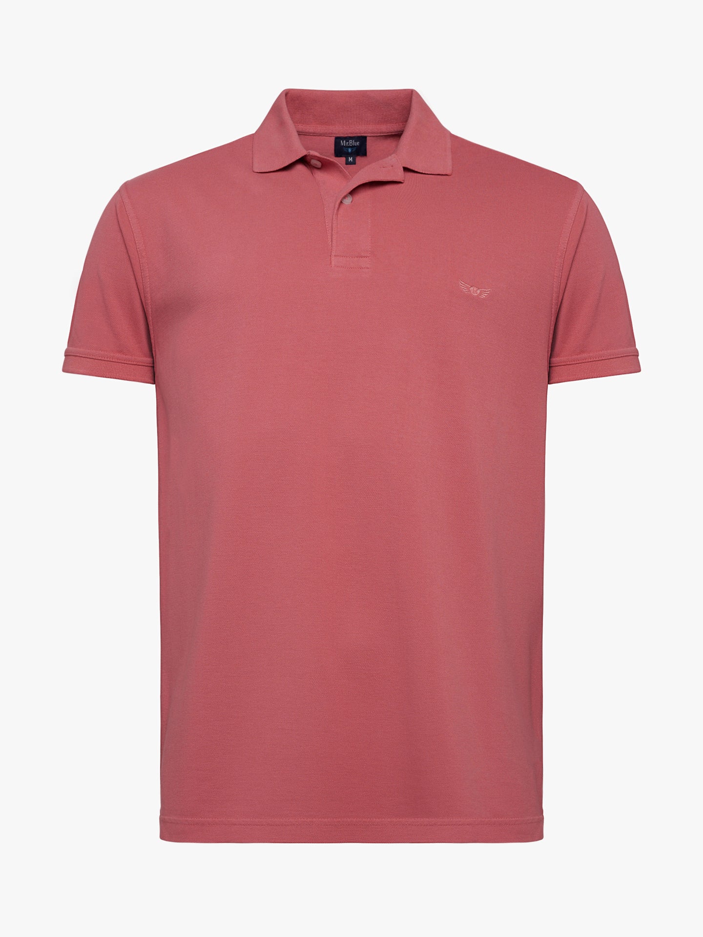 Polo Regular Fit Piquet Rosa Mr. Blue