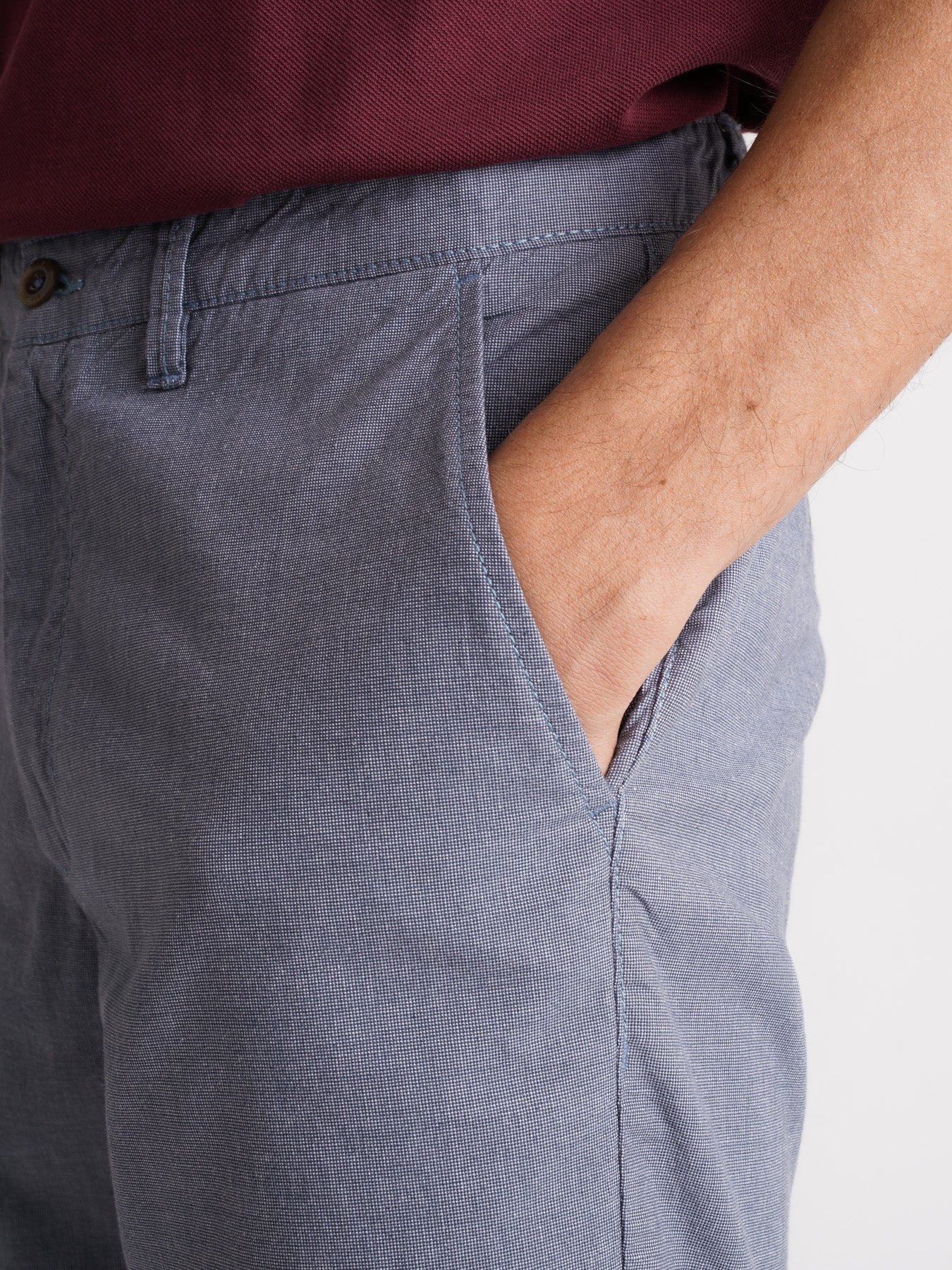 Calções Slim Fit Azuis Mr. Blue