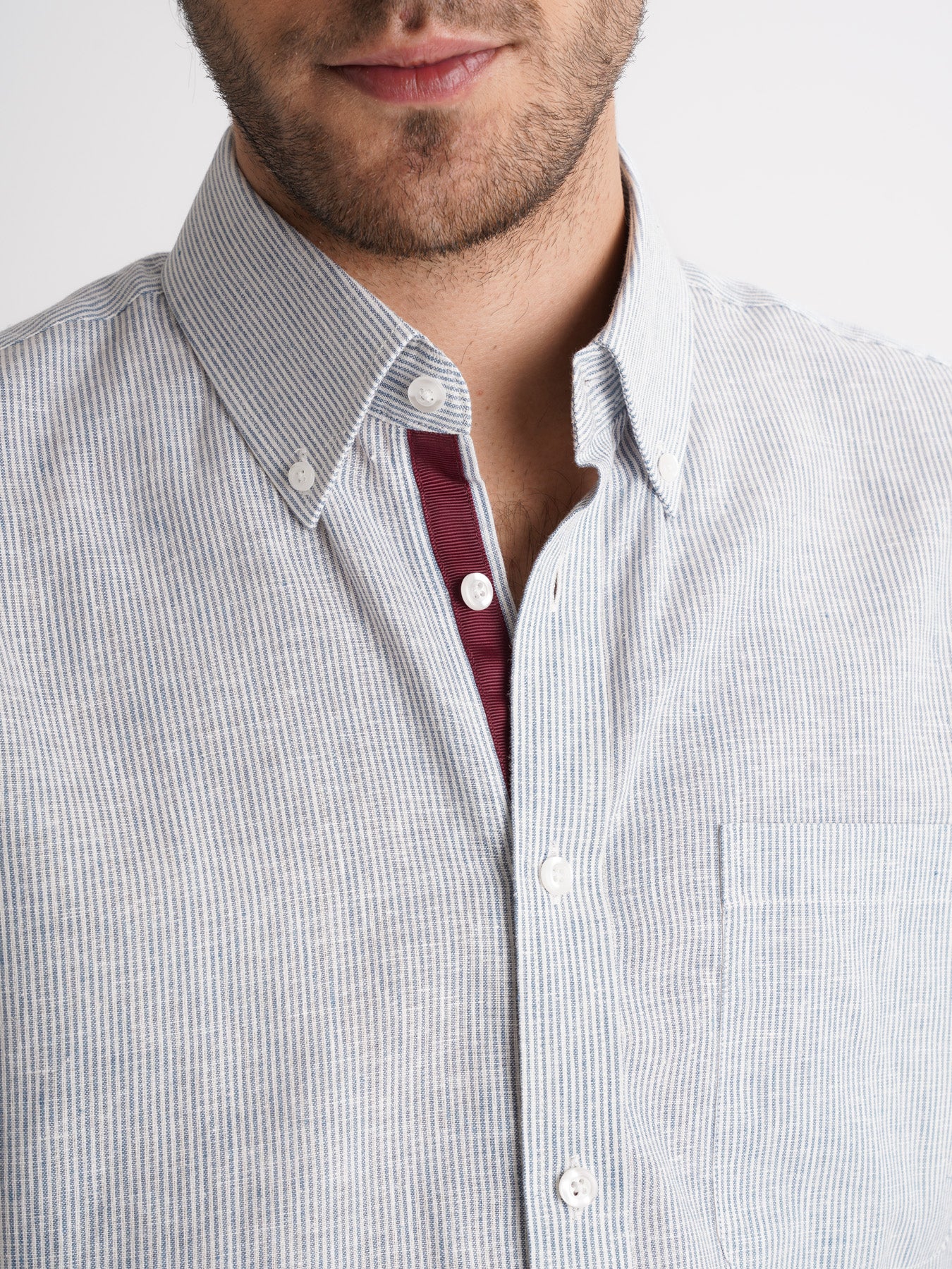 Camisa Regular Fit Oxford Azul Mr. Blue