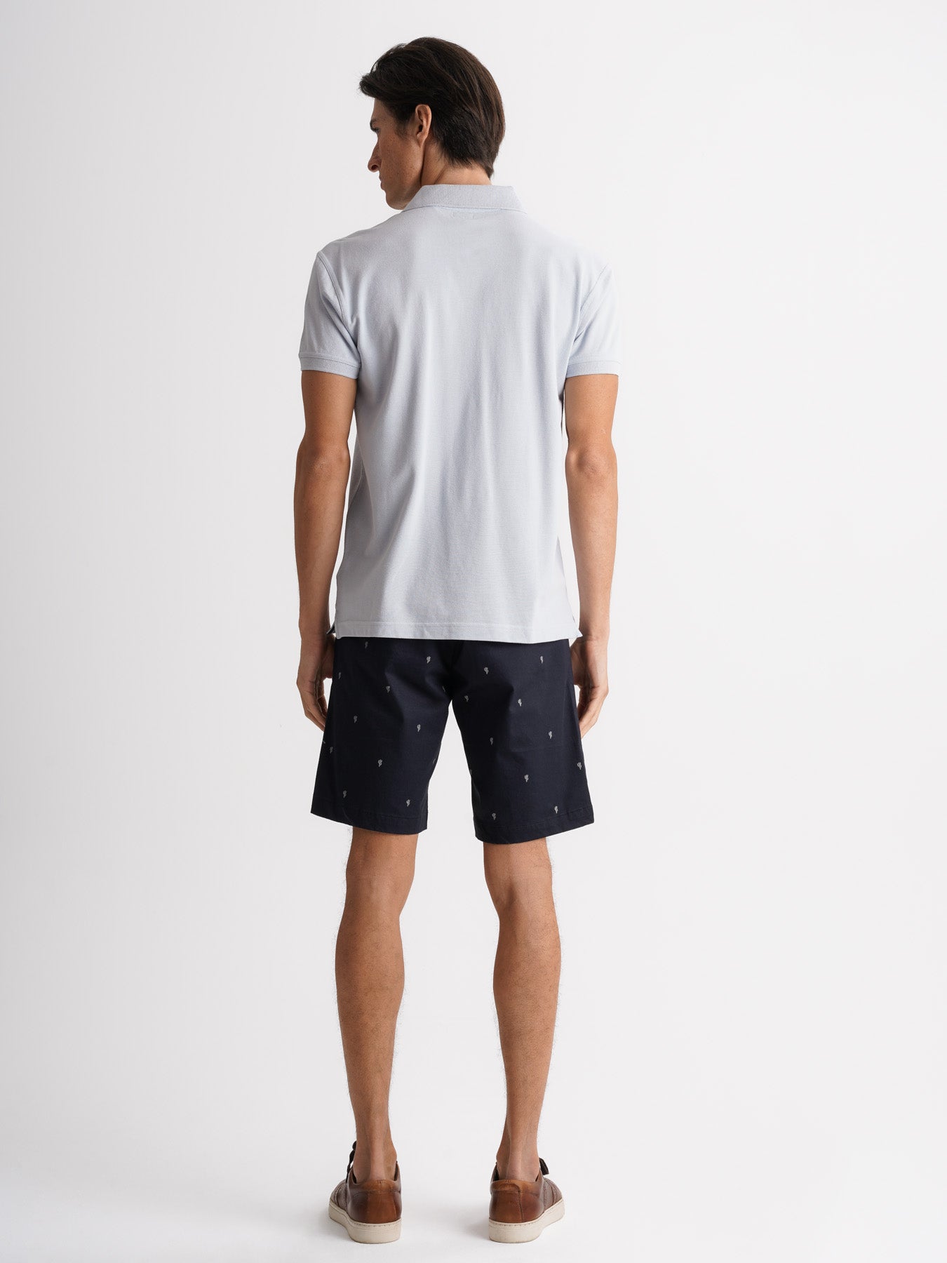 Polo Regular Fit Piquet Azul Mr. Blue