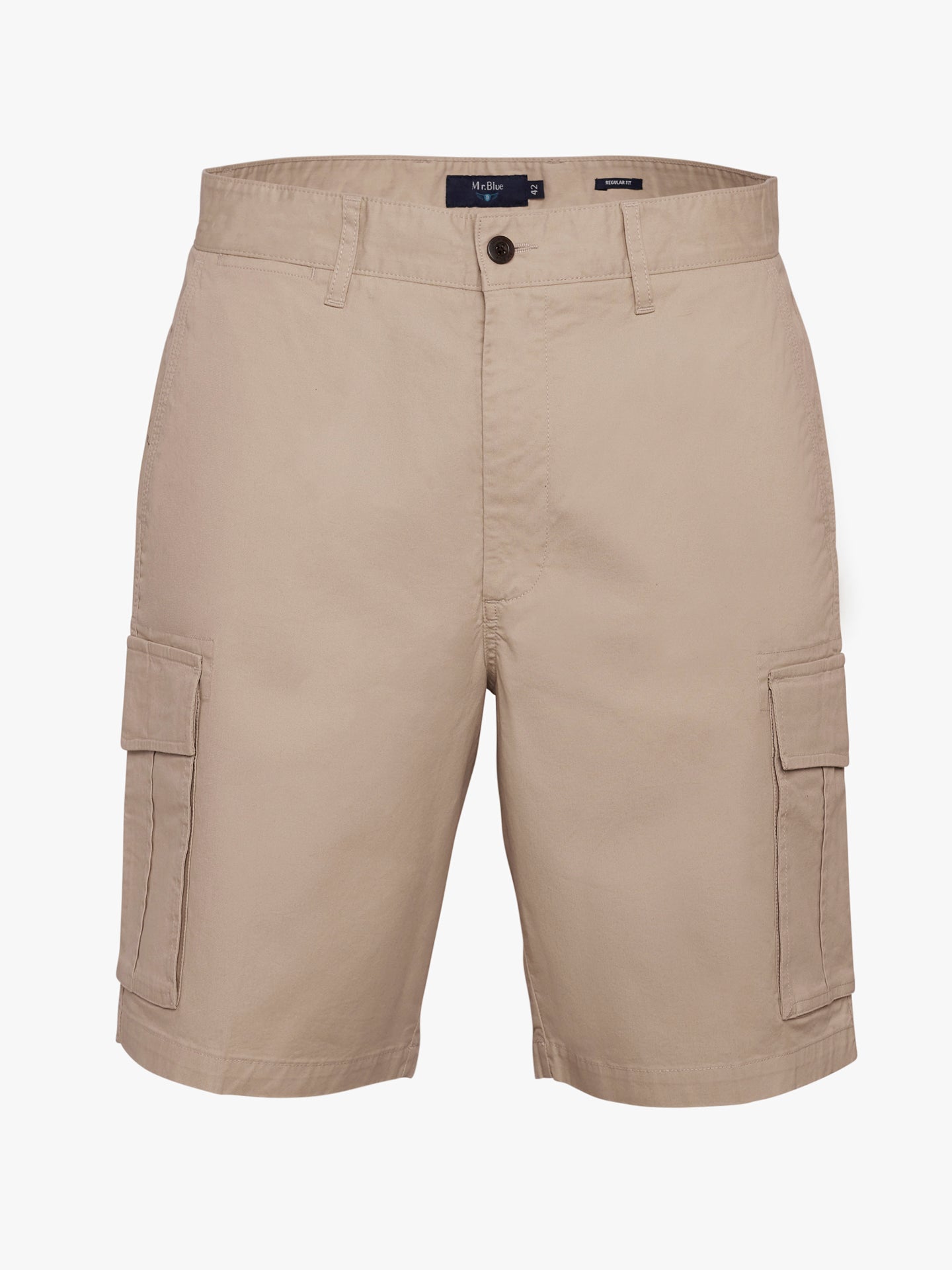 Calções Regular Fit Beges Mr. Blue