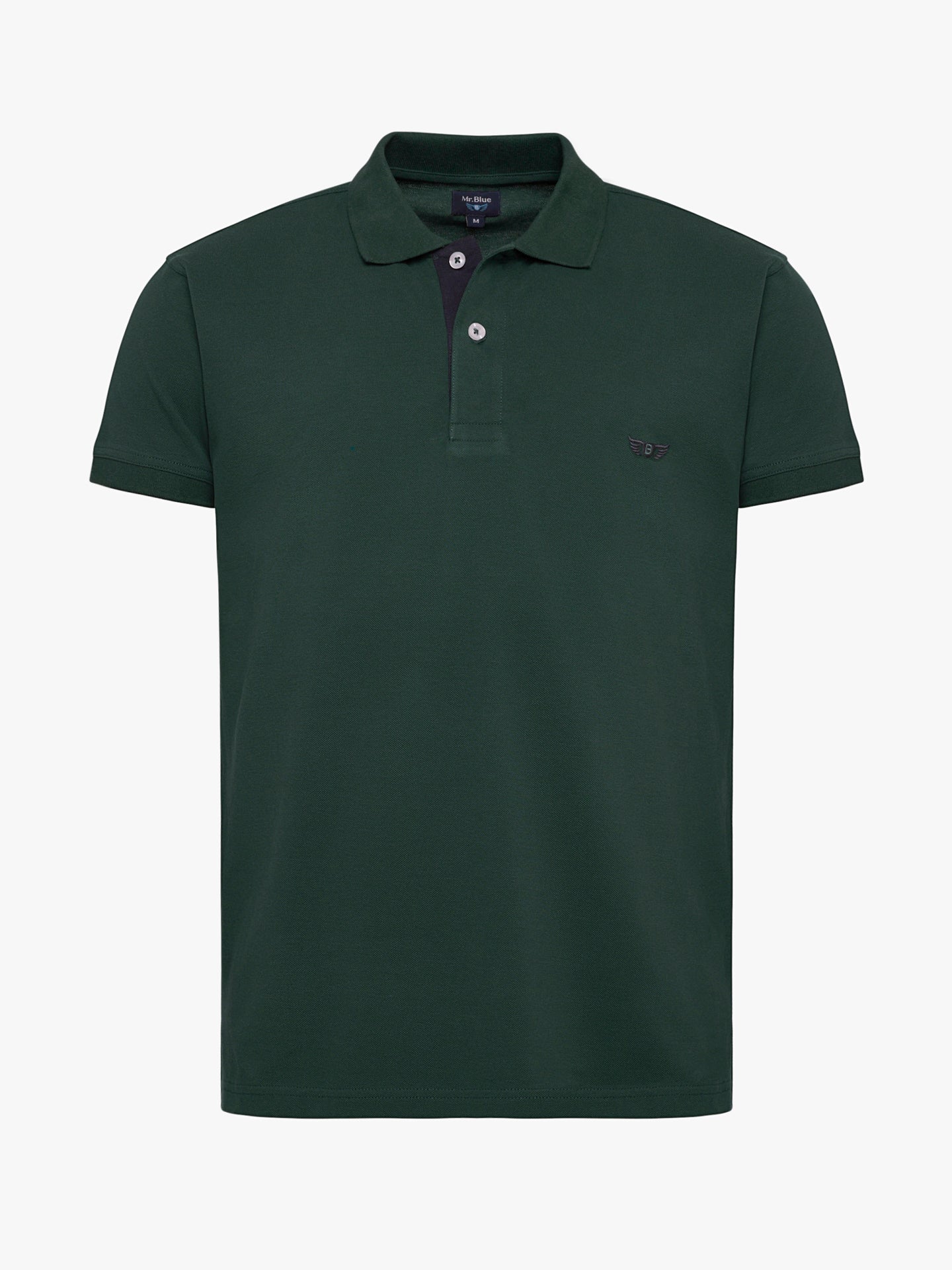 Polo Regular Fit Piquet Verde Mr. Blue