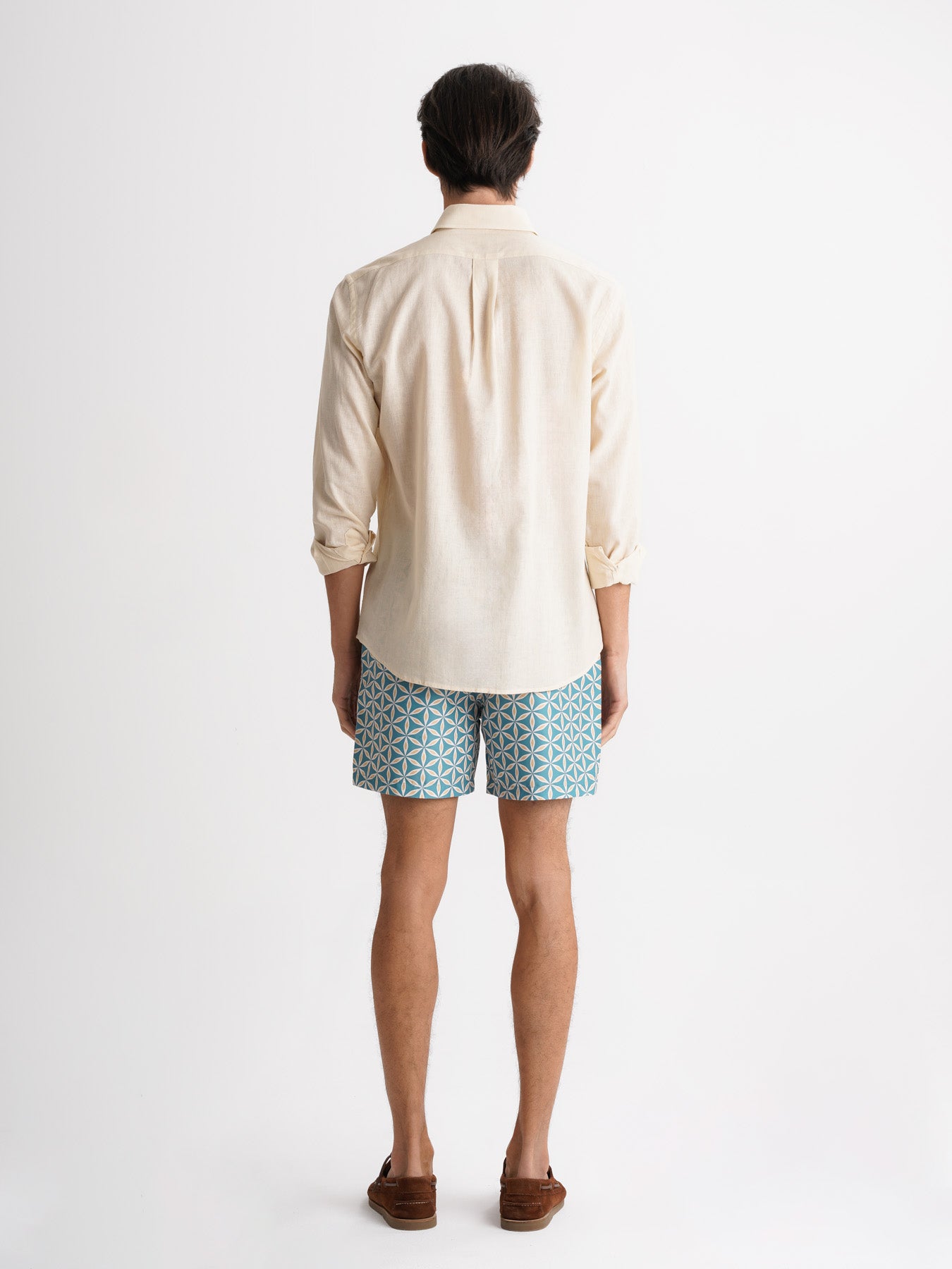 Camisa Regular Fit Linho Amarela Mr. Blue