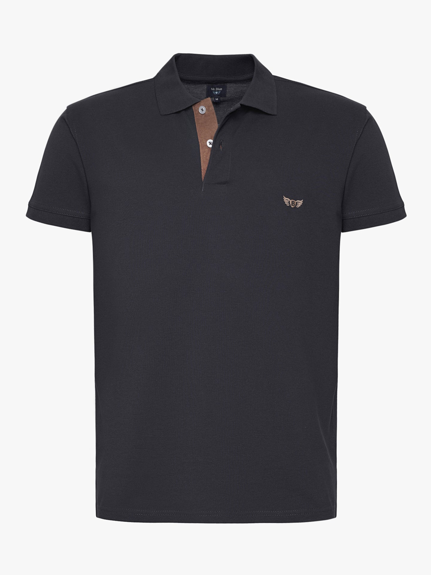 Polo de piqué de corte estándar de Mr. Blue