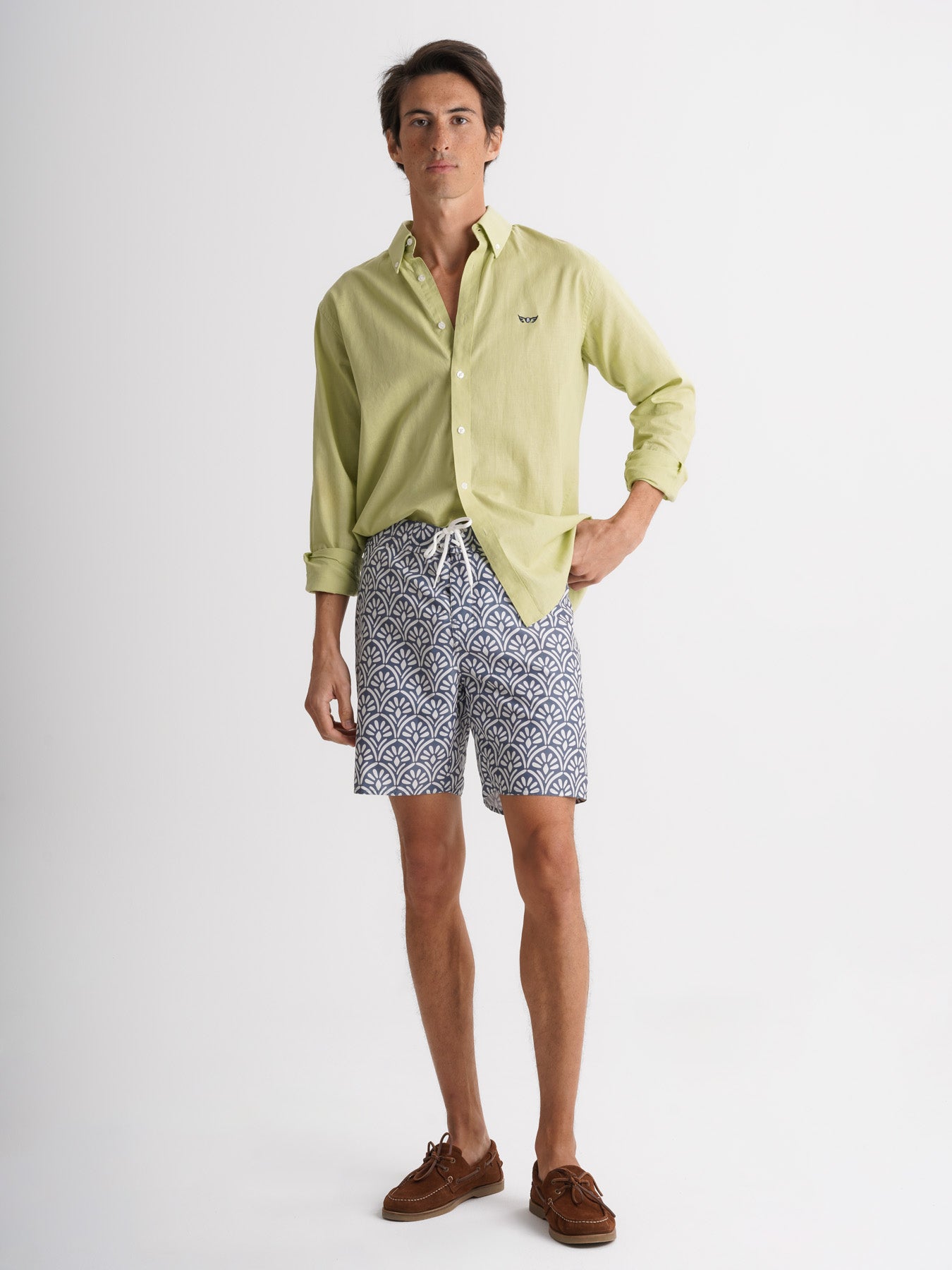 Fato de Banho Surfista Cinzento Mr. Blue