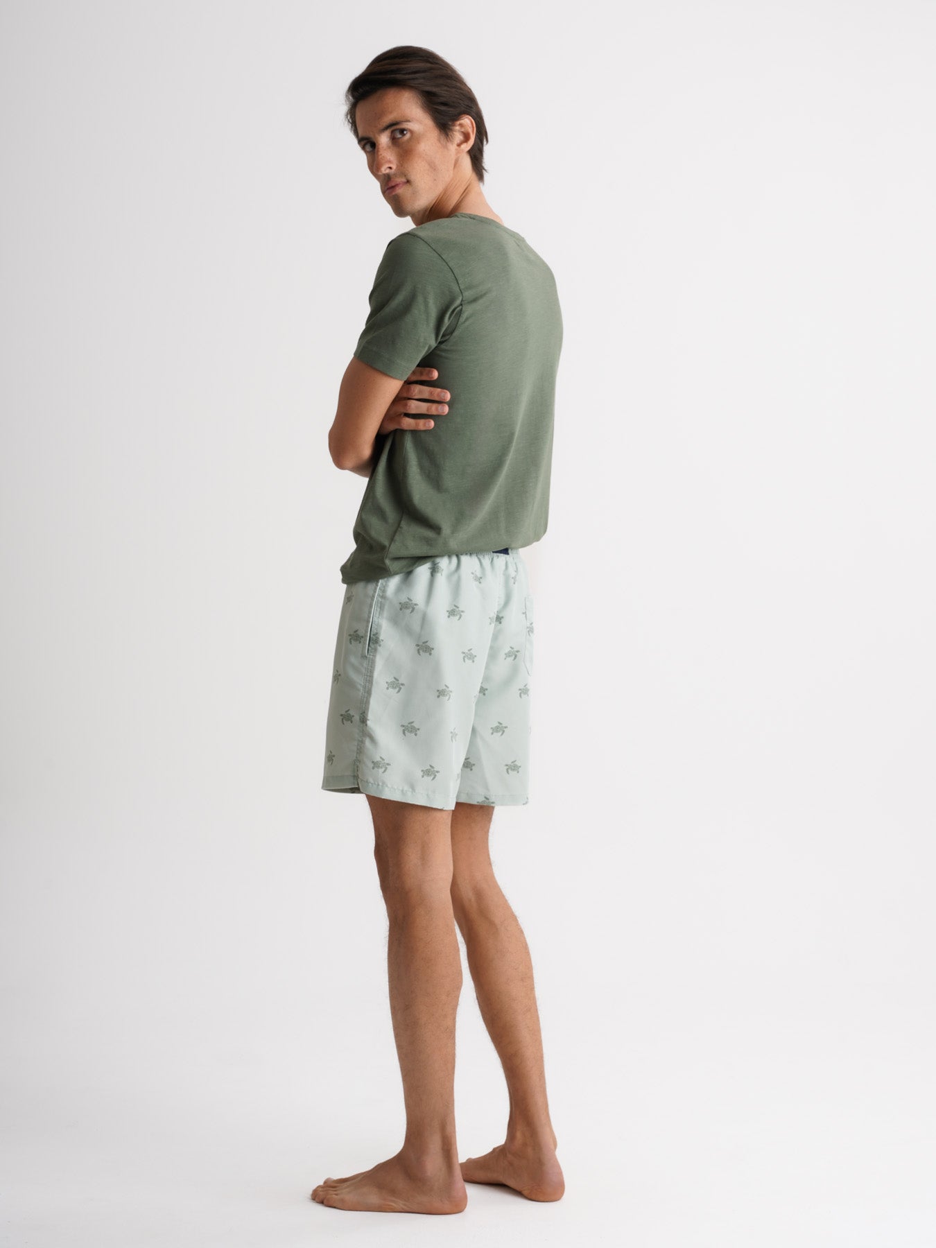 Fato de Banho Clássico Verde Mr. Blue