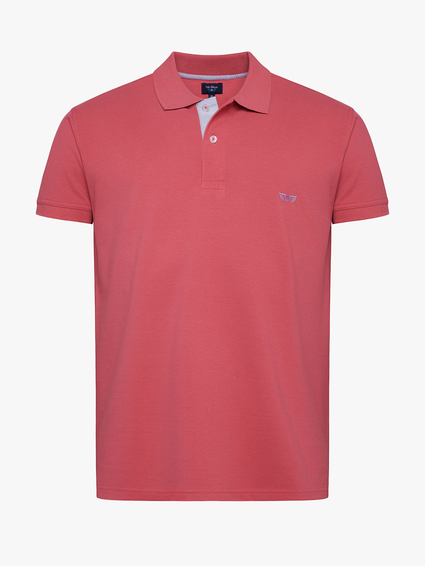 Polo Regular Fit Piquet Rosa Mr. Blue