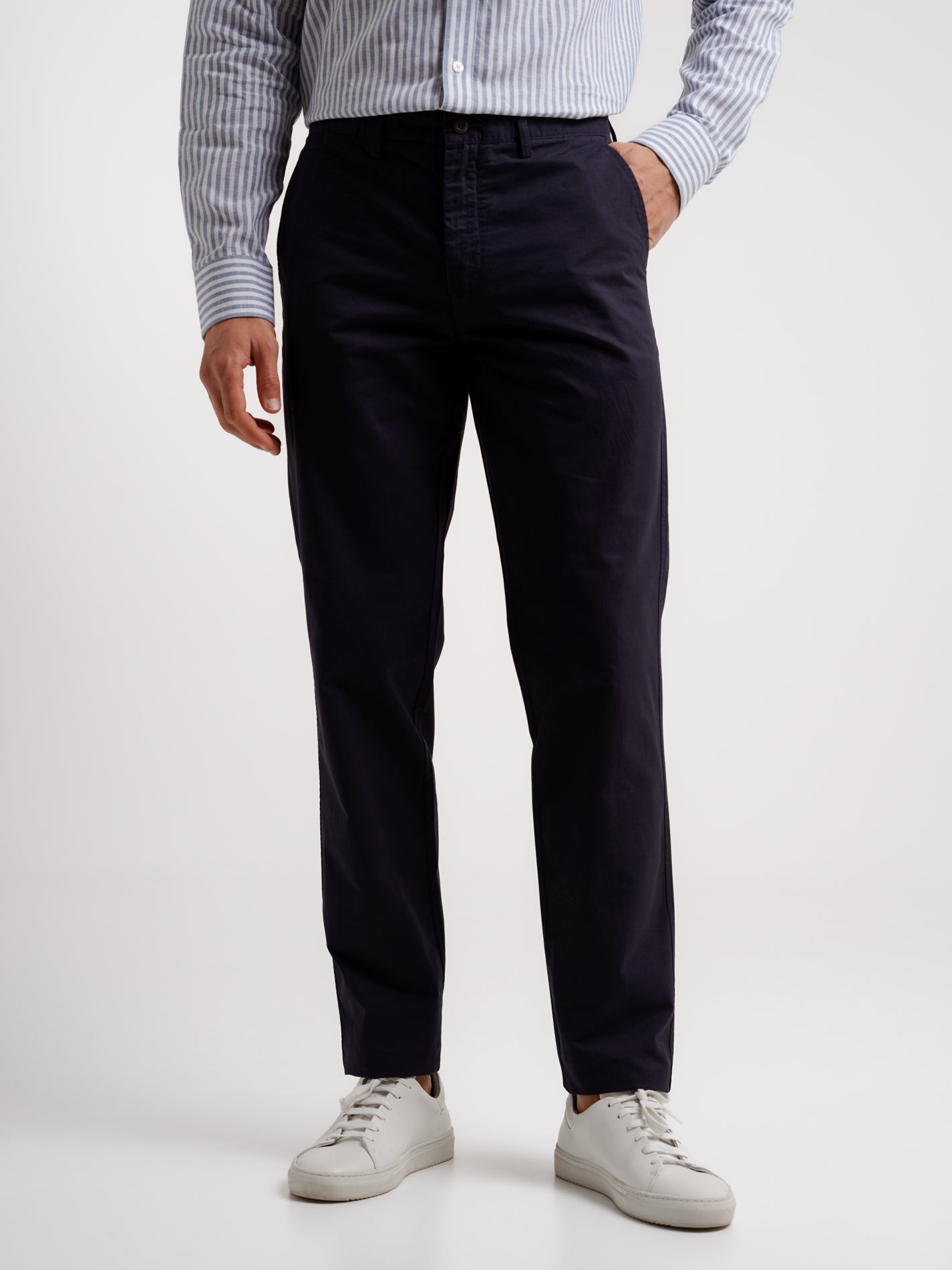 Calças Chinos Regular Fit Twill Azuis Mr. Blue