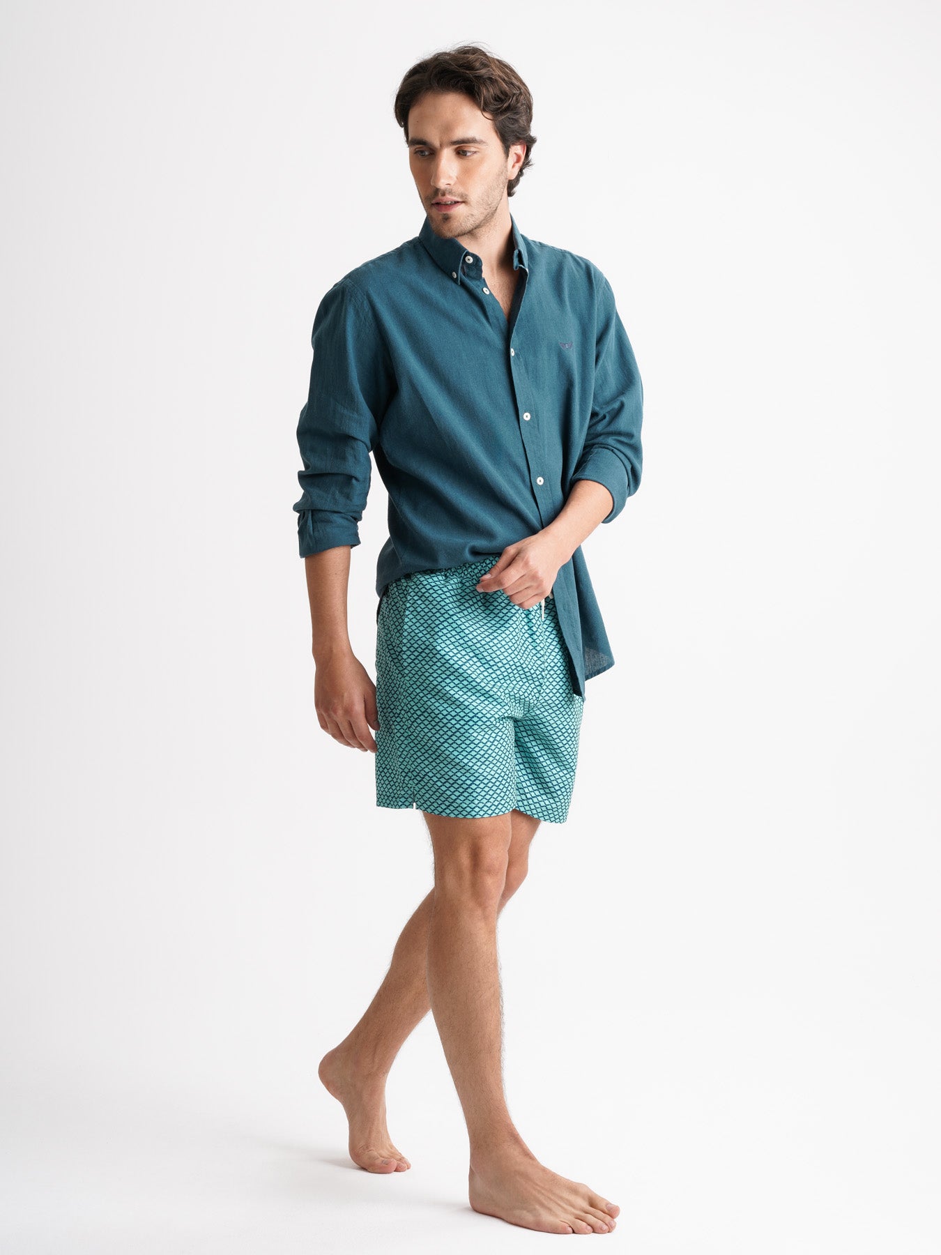 Fato de Banho Clássico Azul Mr. Blue