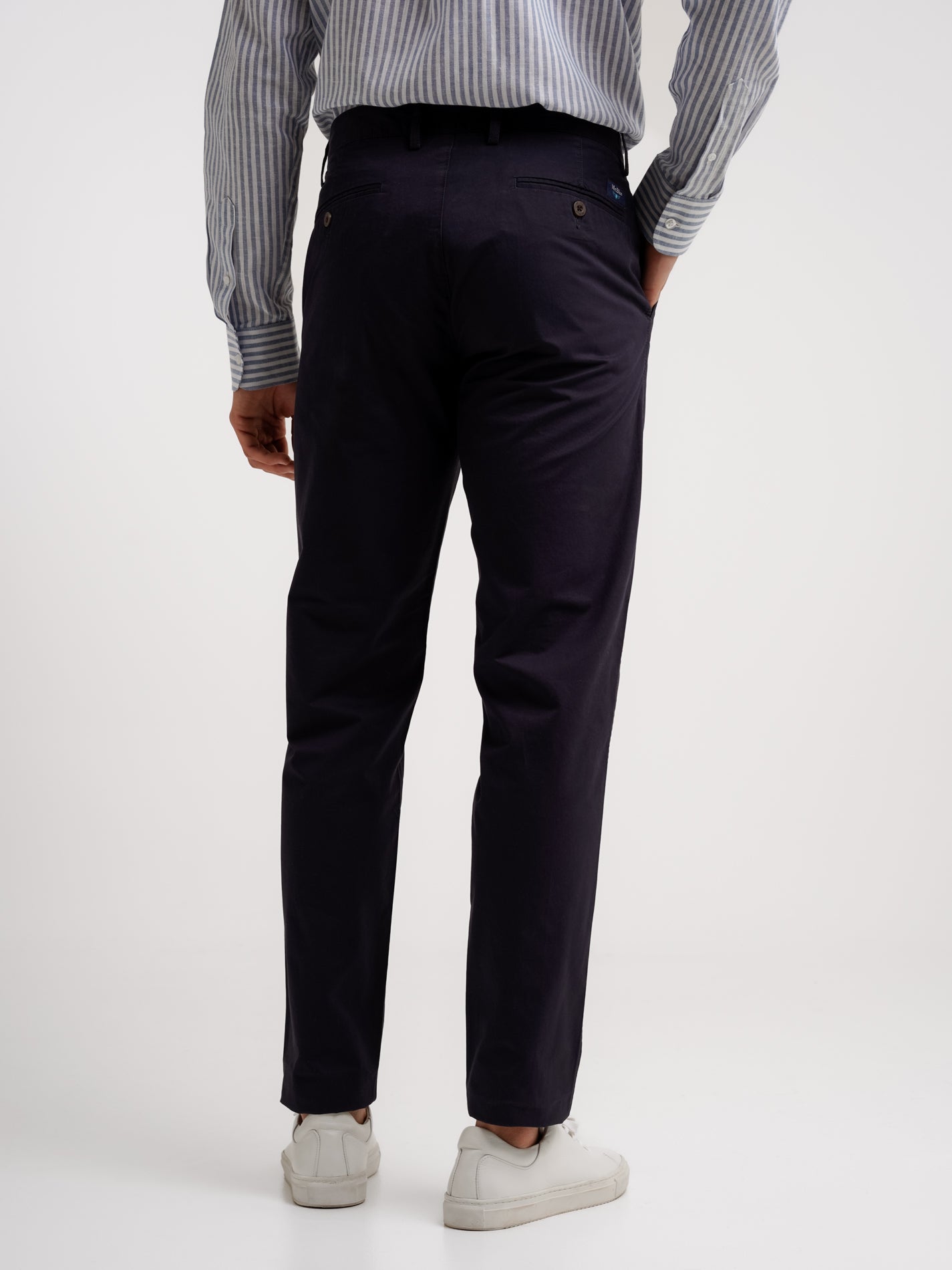 Calças Chinos Regular Fit Twill Azuis Mr. Blue