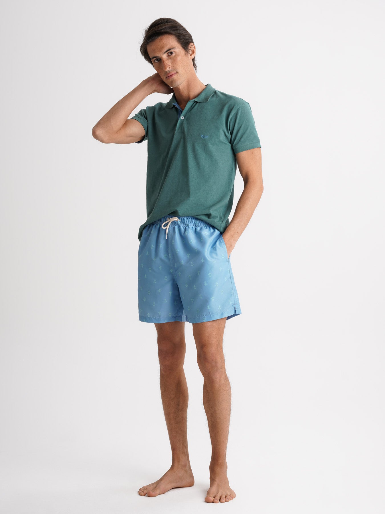 Fato de Banho Clássico Azul Mr. Blue