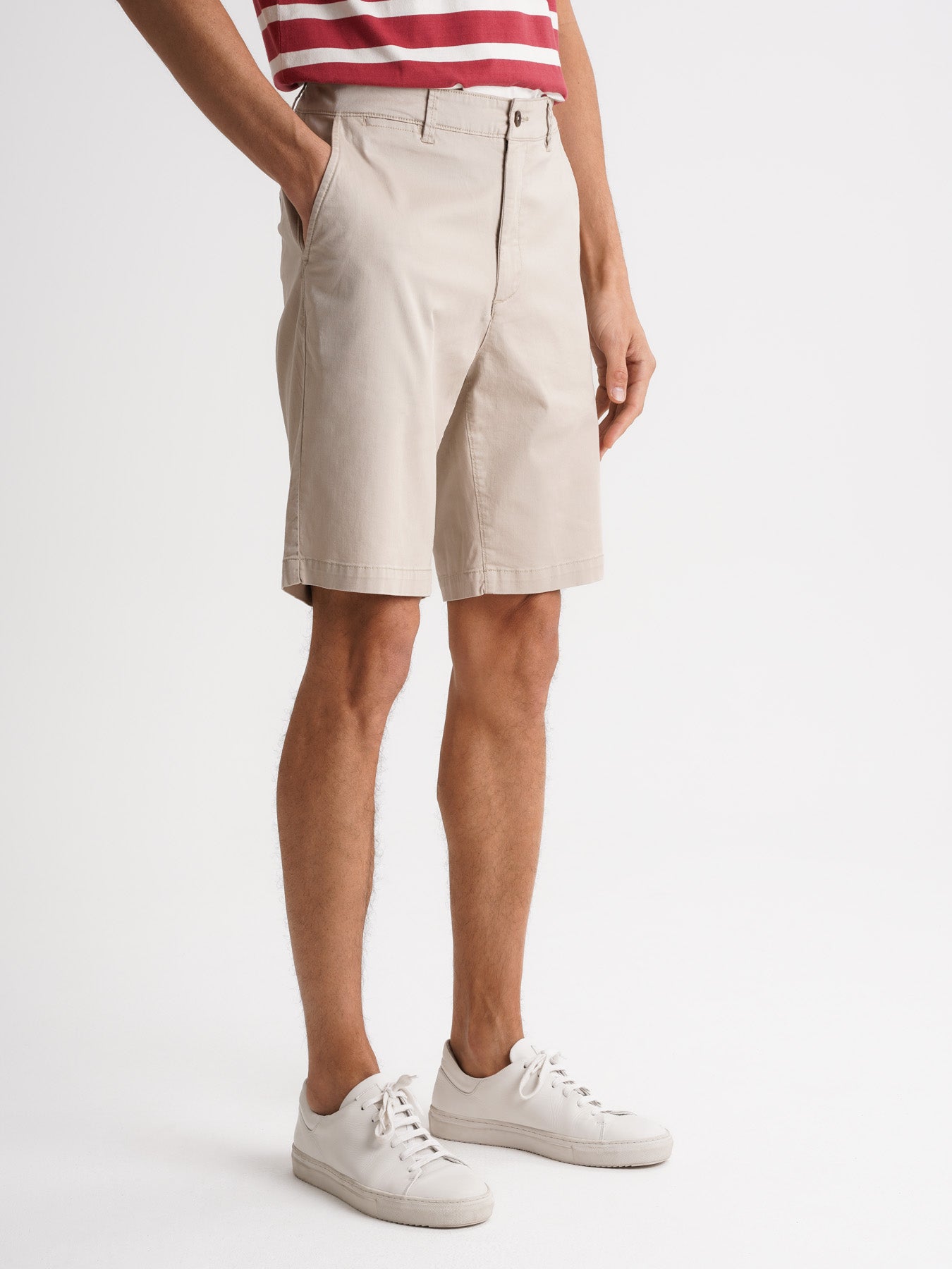 Calções Regular Fit Beges Mr. Blue