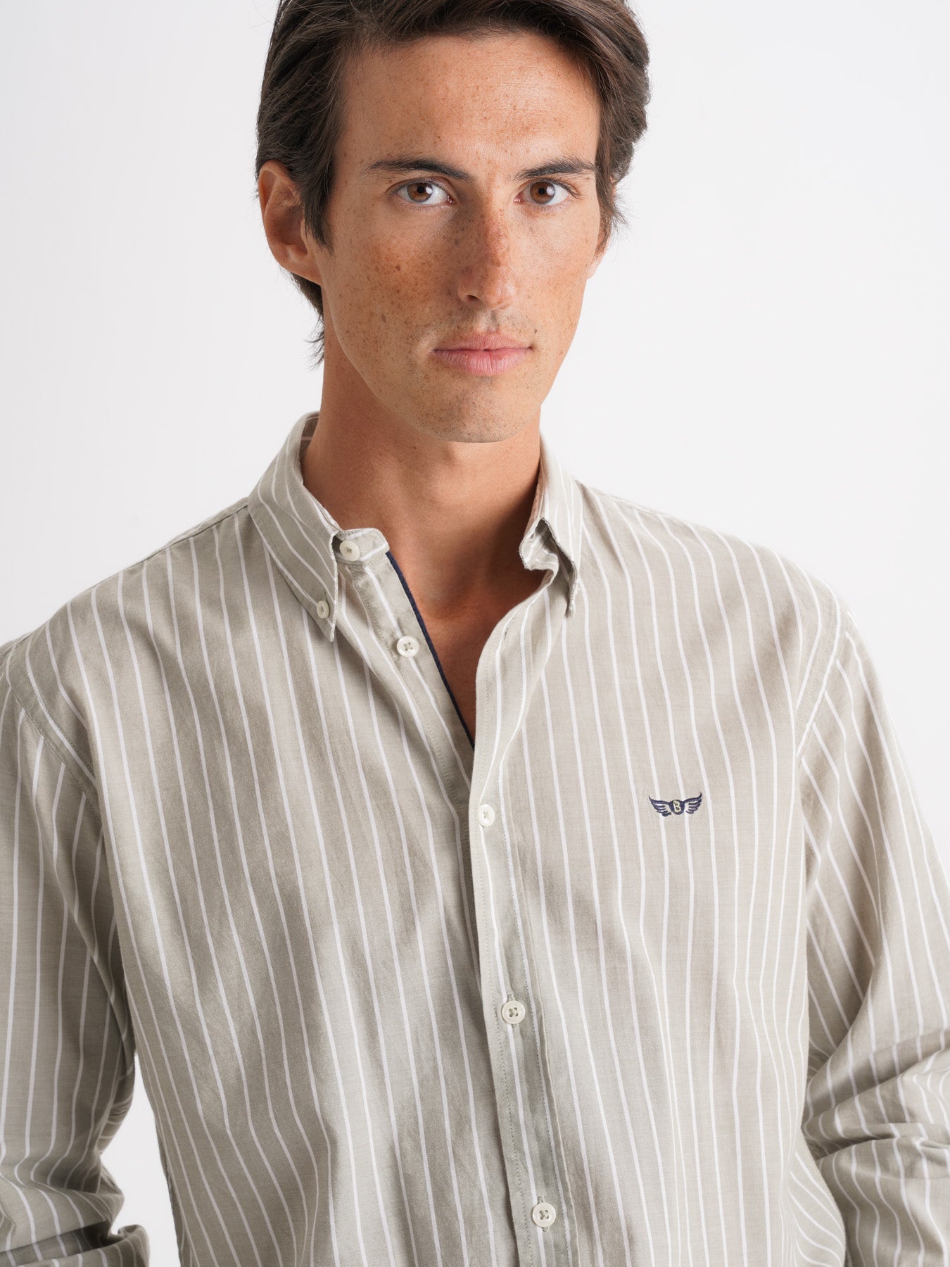 Camisa Regular Fit Oxford Verde Mr. Blue