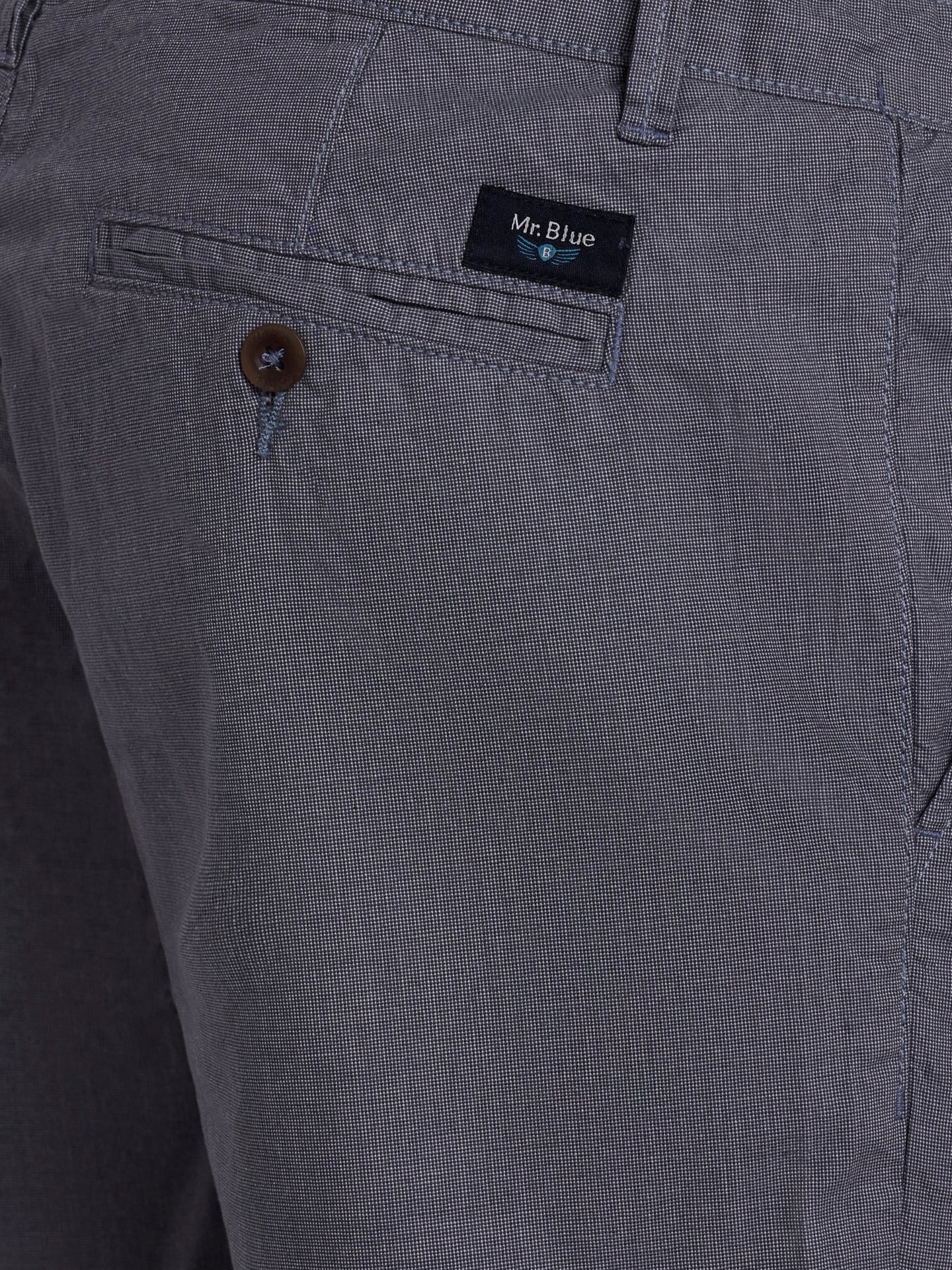 Calções Slim Fit Azuis Mr. Blue