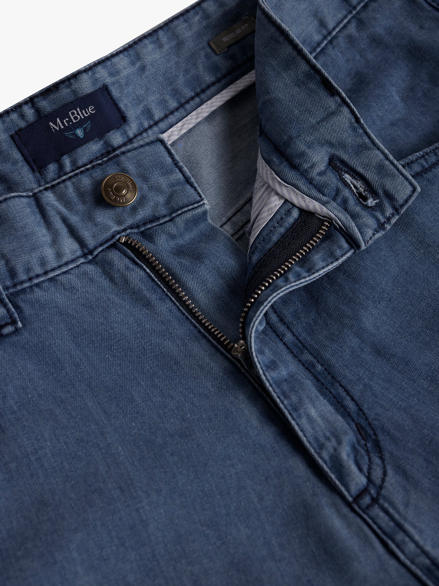 Calças Jeans Regular Fit Azuis Mr. Blue