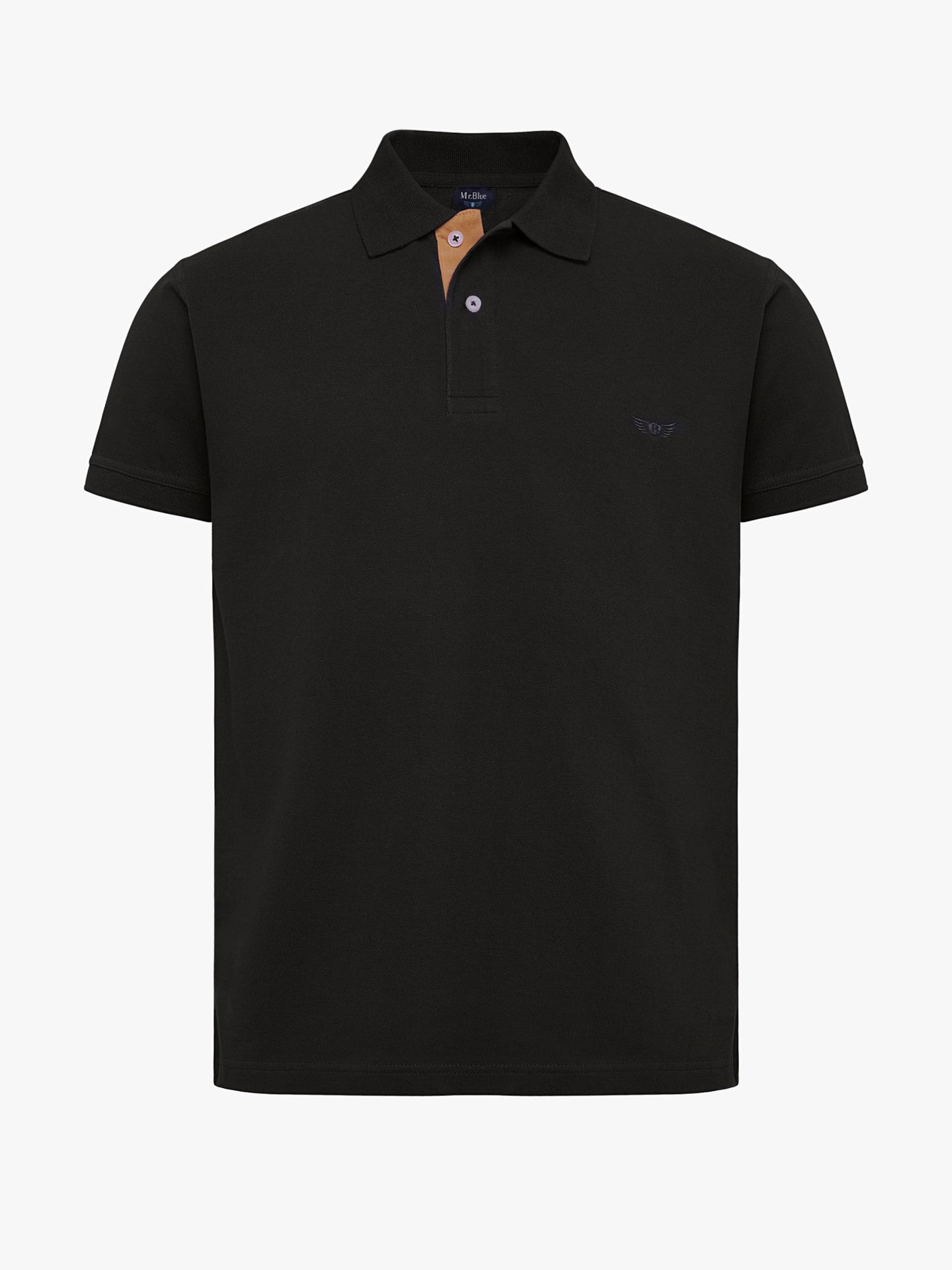 Polo Regular Fit Piquet Cinzento Mr. Blue