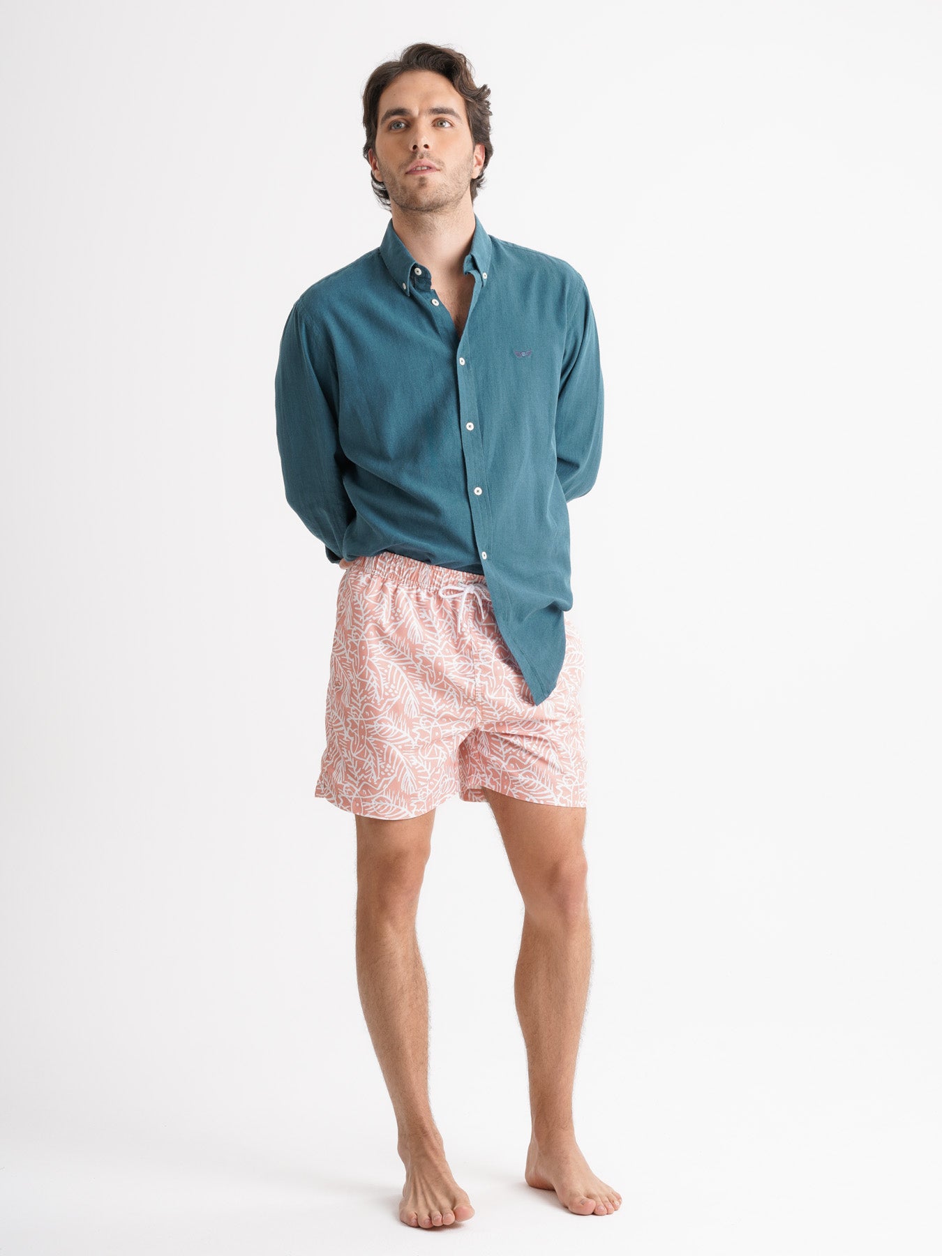 Fato de Banho Italiano Laranja Mr. Blue