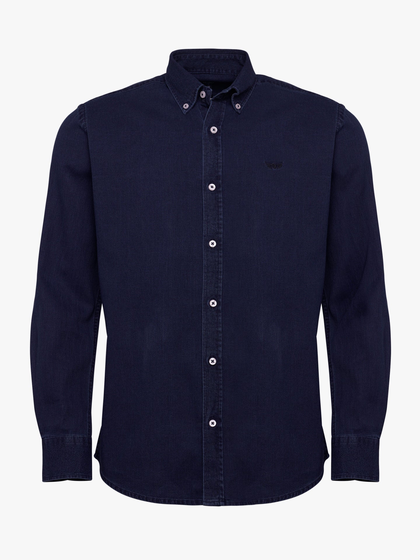 Camisa Regular Fit Denim Azul Mr. Blue