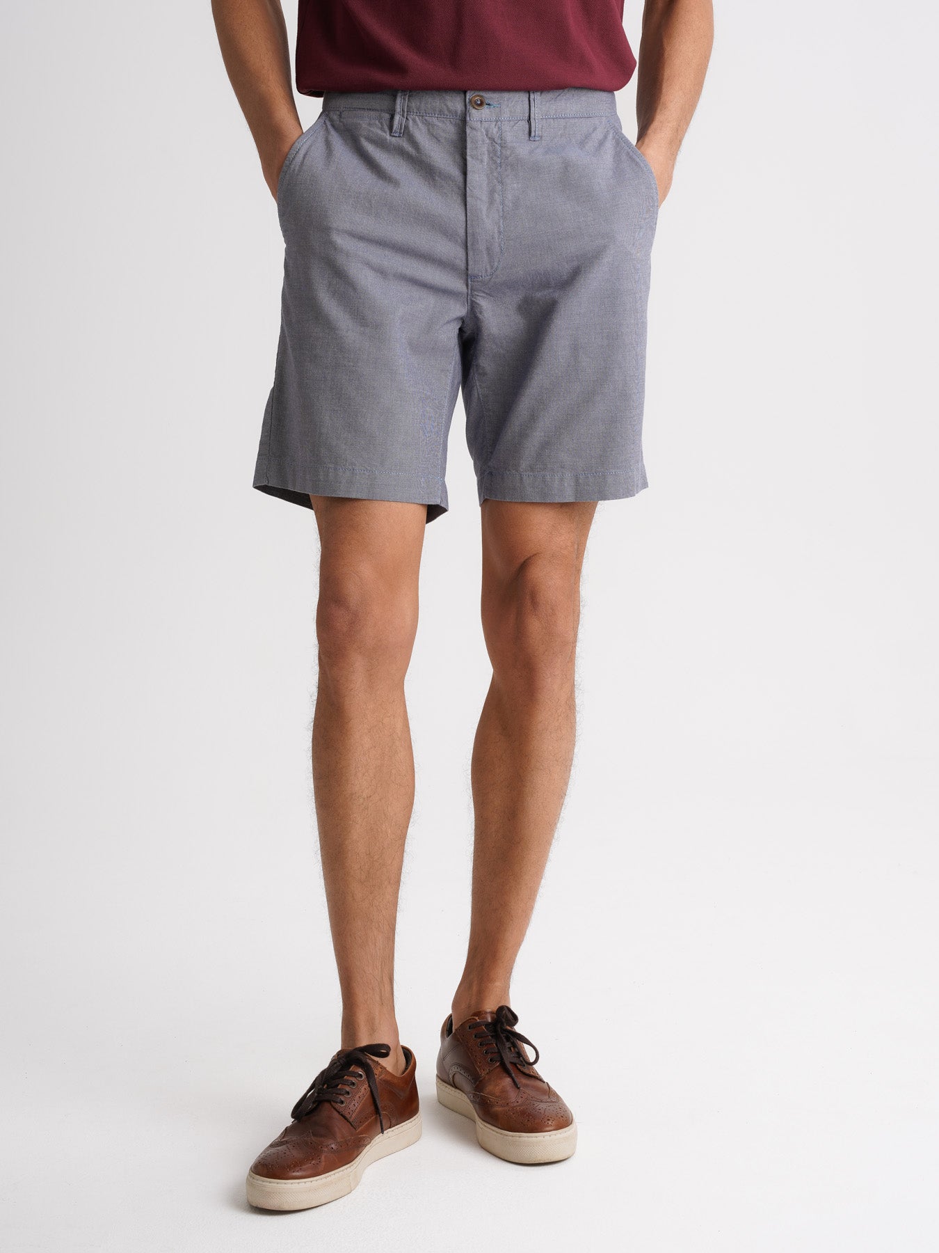 Calções Slim Fit Azuis Mr. Blue