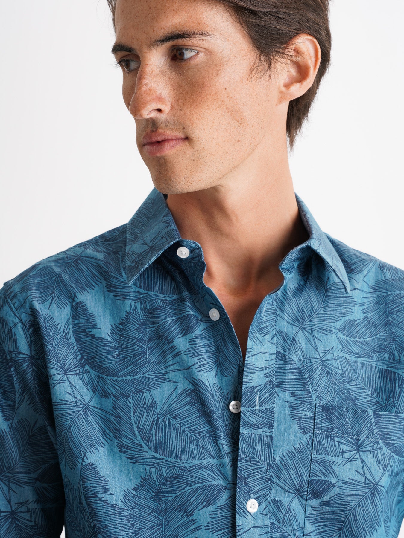 Camisa Regular Fit Azul Mr. Blue