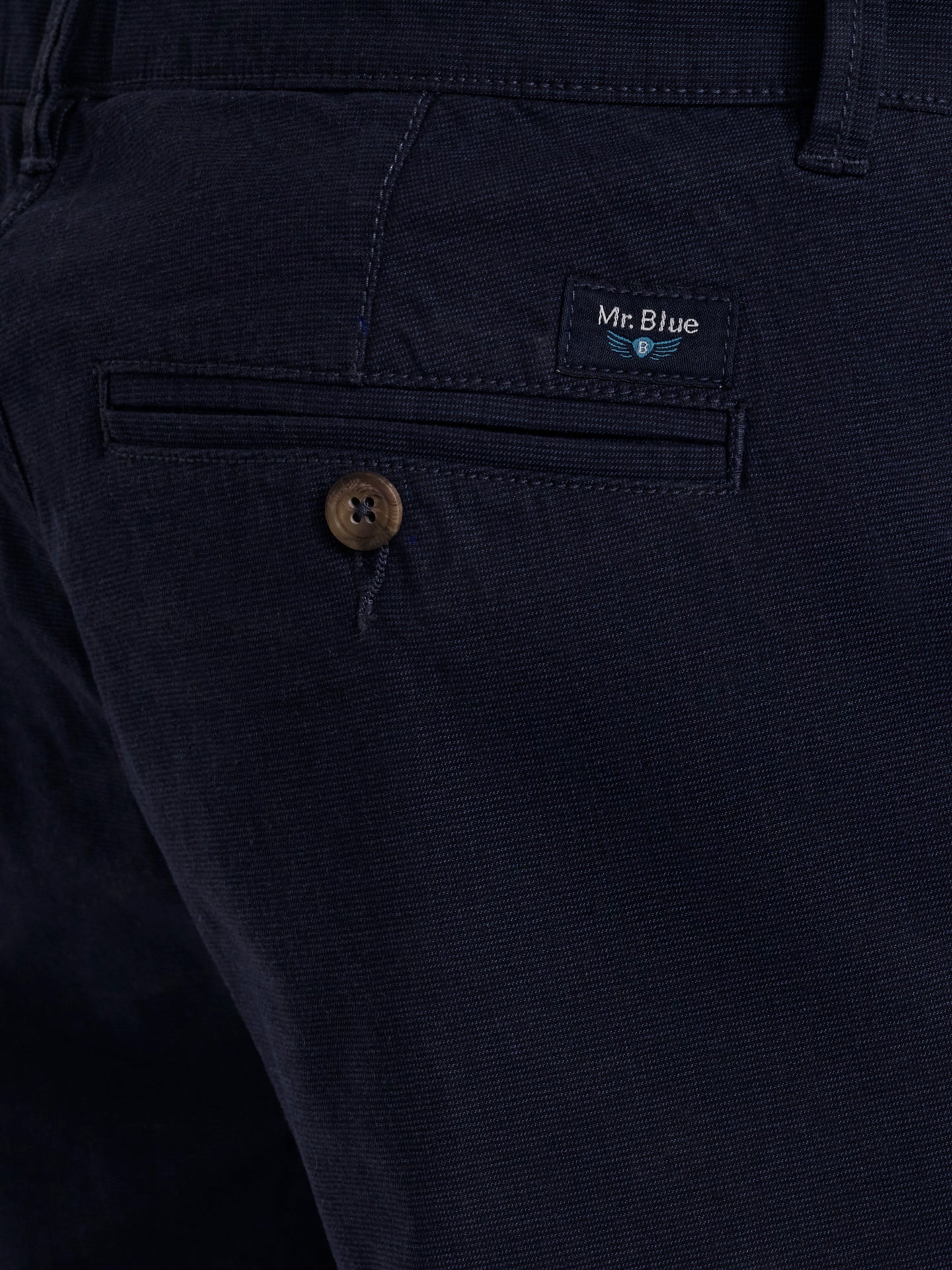 Calças Chinos Regular Fit Azuis Mr. Blue