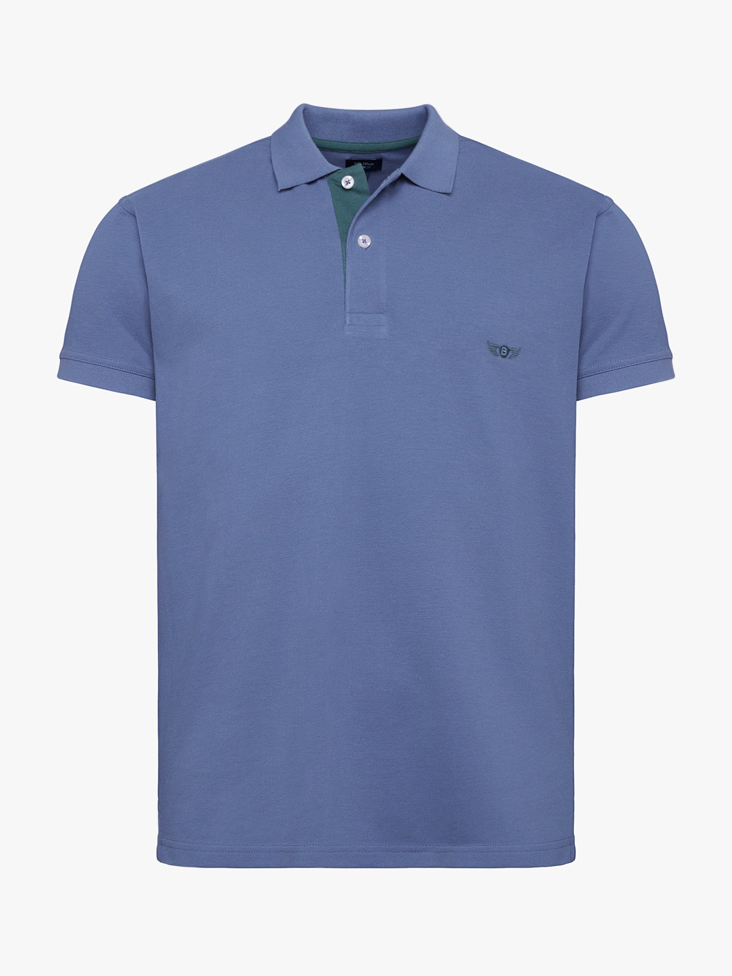 Polo Regular Fit Piquet Azul Mr. Blue