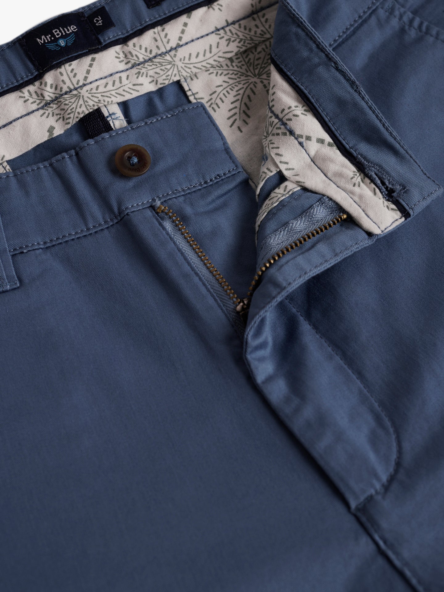 Calções Regular Fit Azuis Mr. Blue