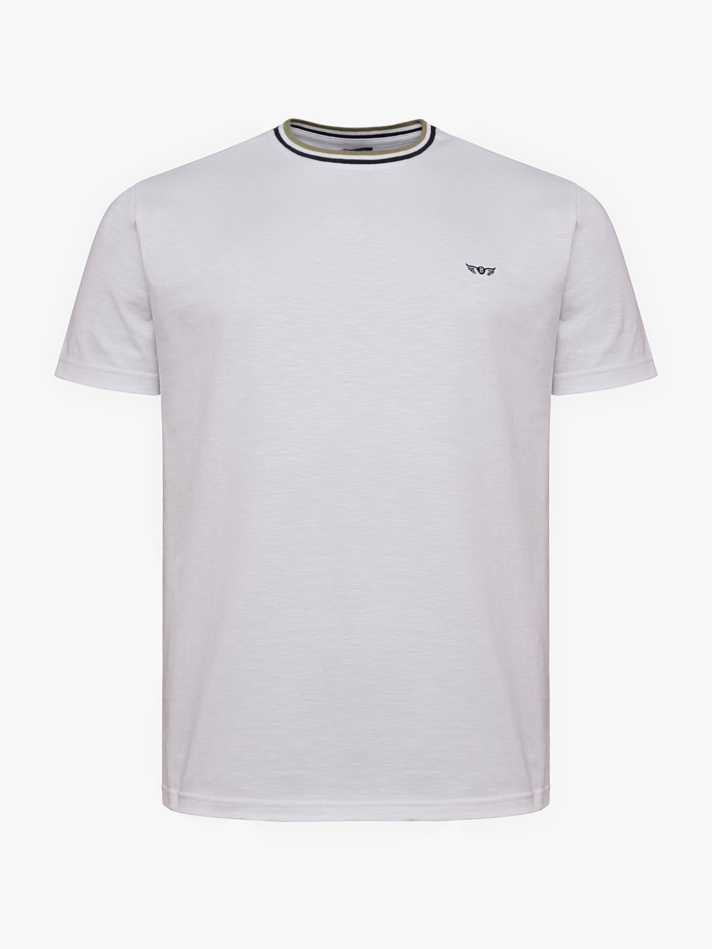 T-Shirt 100% Algodão Branca Mr. Blue