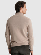 PULLOVER LÃ BEGE MANGA COMPRIDA REGULAR FIT MR. BLUE