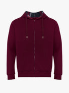 HOODIE ALGODÃO BORDEAUX MANGA COMPRIDA REGULAR FIT MR. BLUE