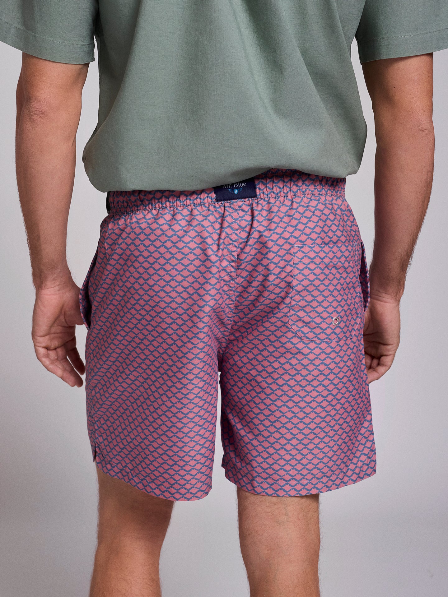 FATO BANHO AZUL REGULAR FIT MR. BLUE